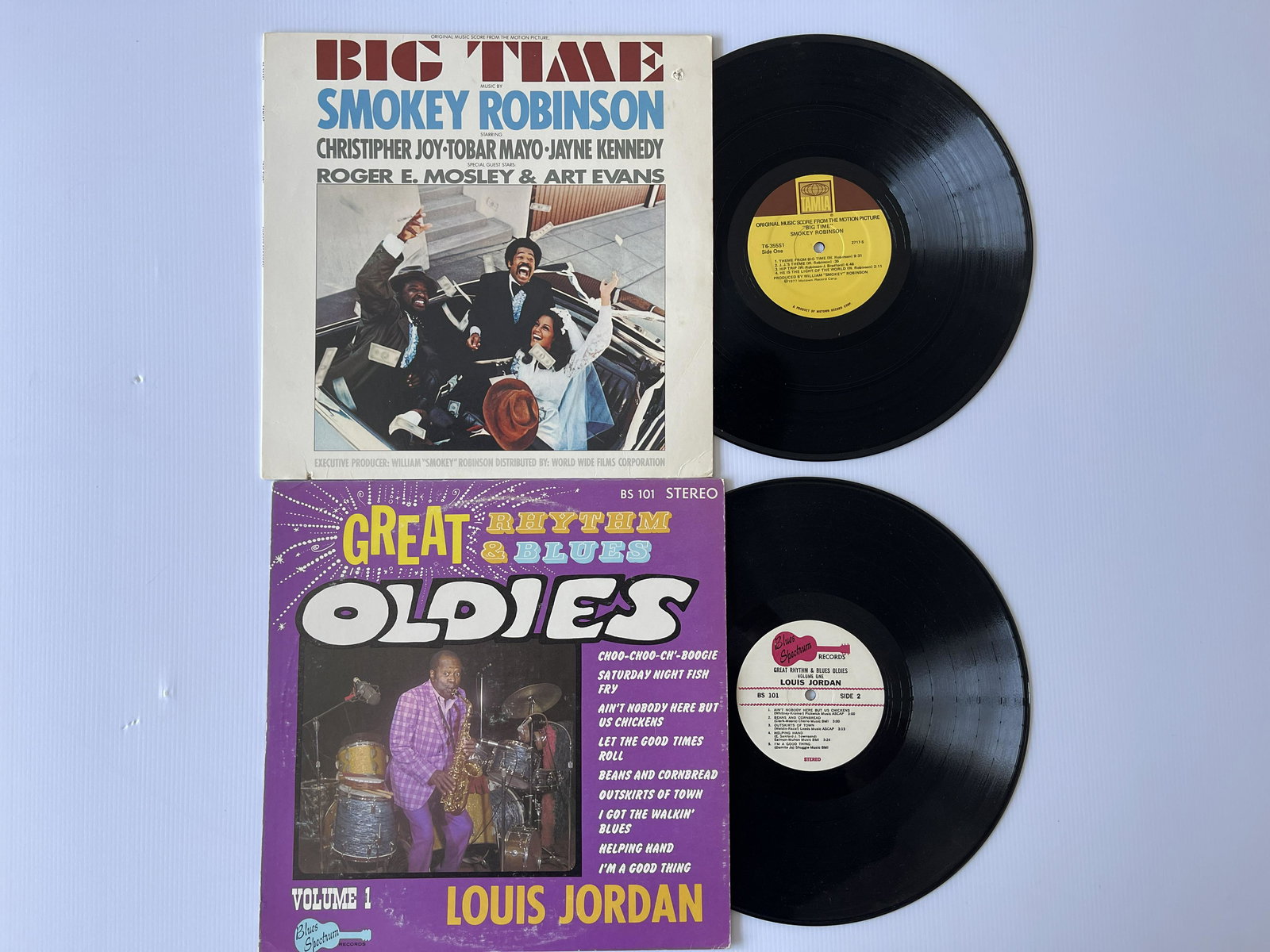SET of Smokey Robinson & Louis Jordan albums (1 of 1)