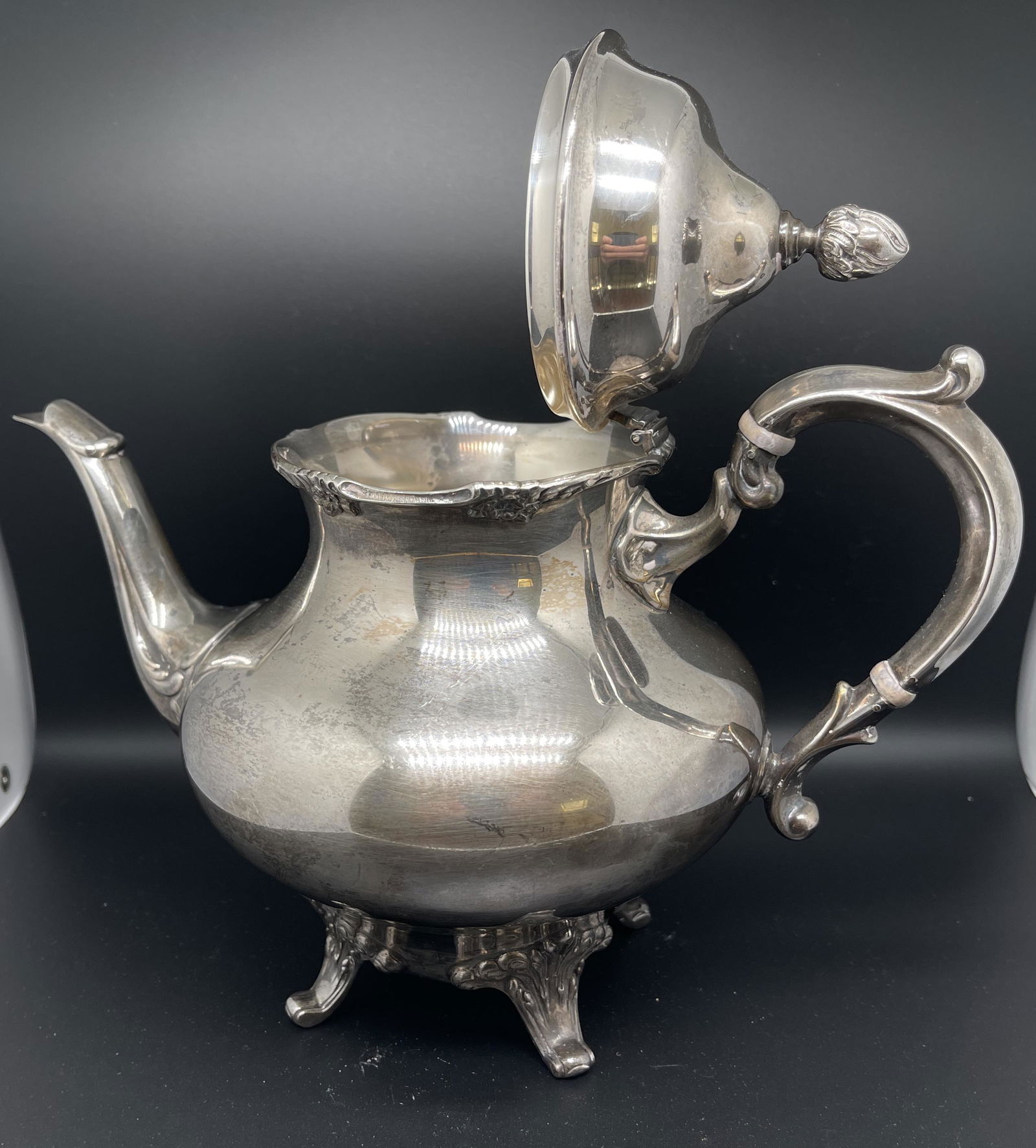 STERLING SILVER HOT TEA SERVICE FROM REED & BARTON TARA (1 of 7)