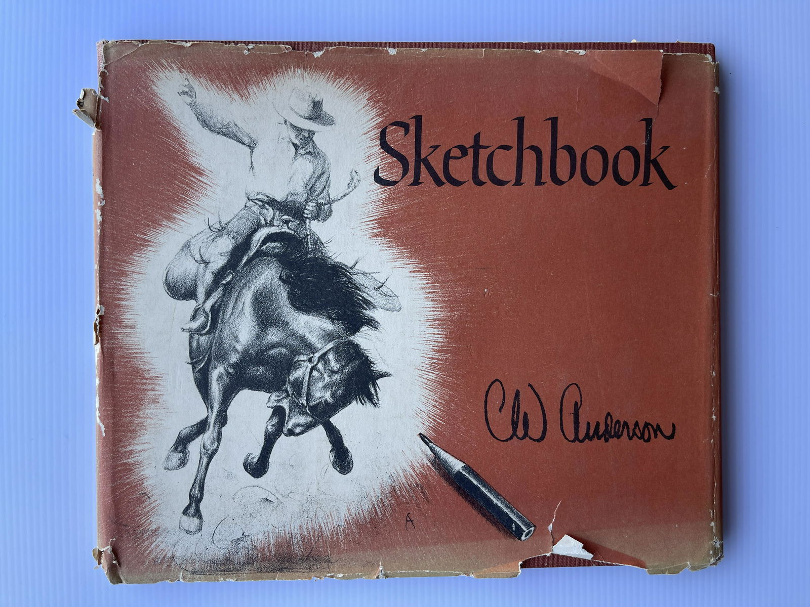 RARE SKETCHBOOK BY CW ANDERSON 1948 (1 of 5)