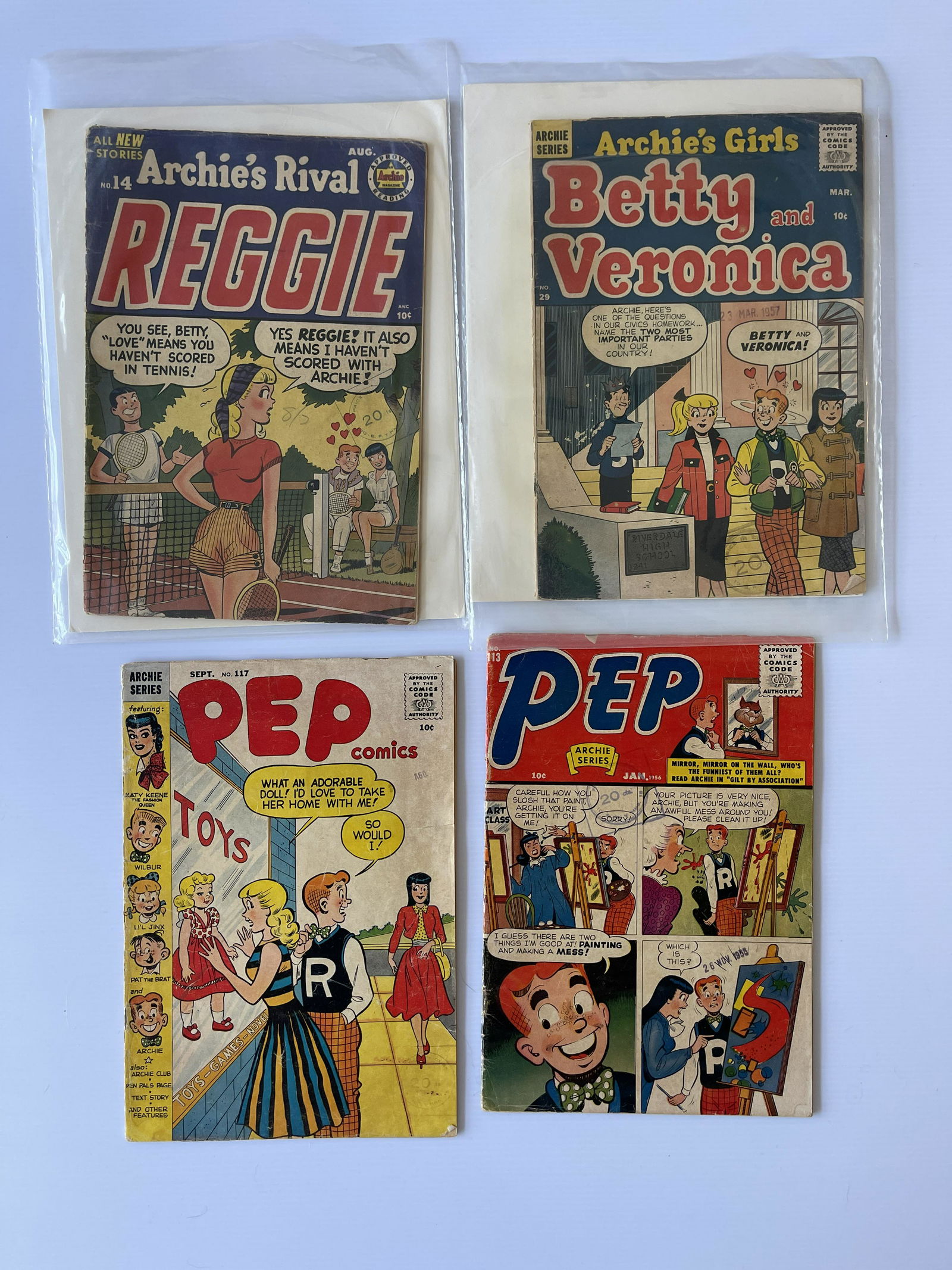 ARCHIE - VERONICA - PEP COMIC COMMERCIAL (1 of 1)
