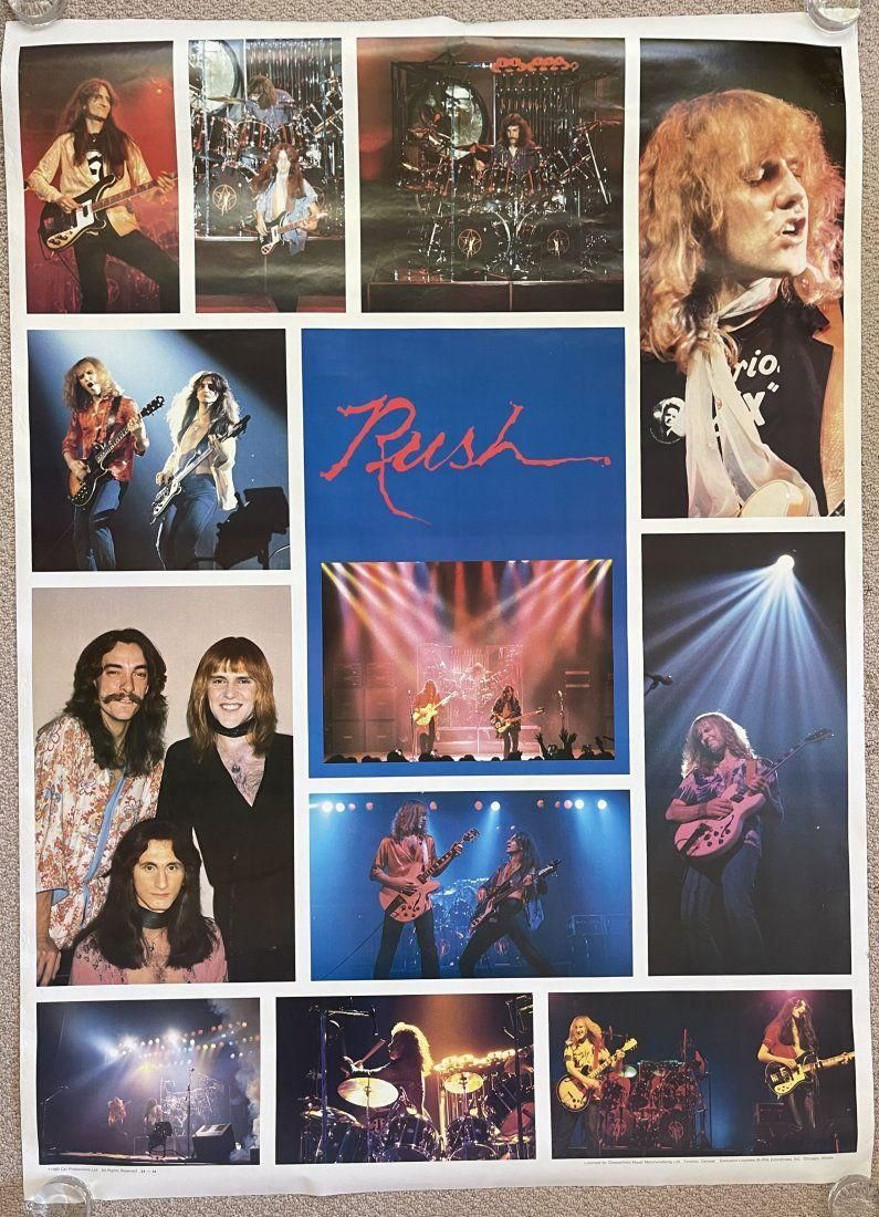 RUSH SUBWAY POSTER - 1980 (1 of 1)