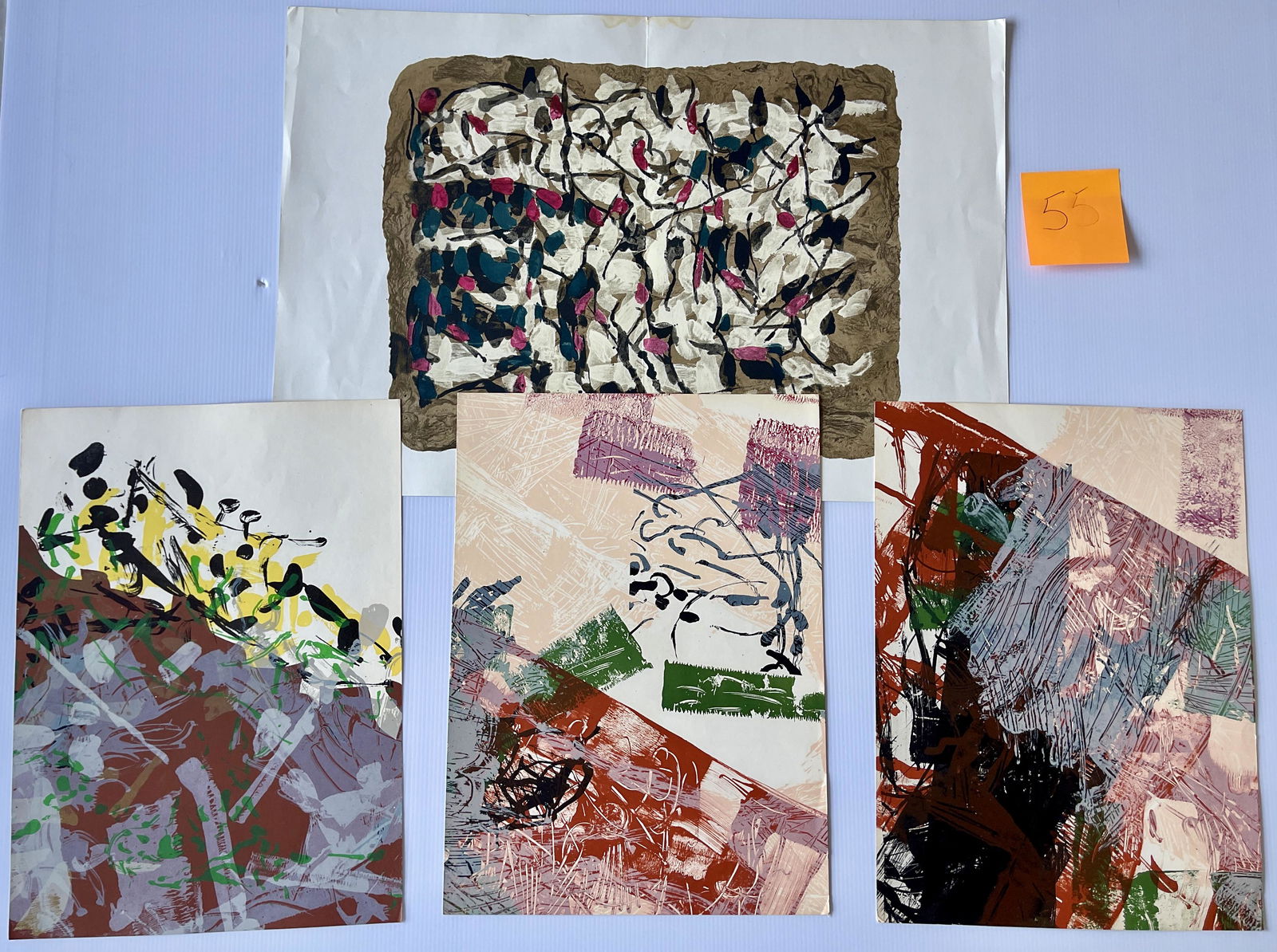 Jean-Paul Riopelle Set #1 with 4 lithos (1 of 1)