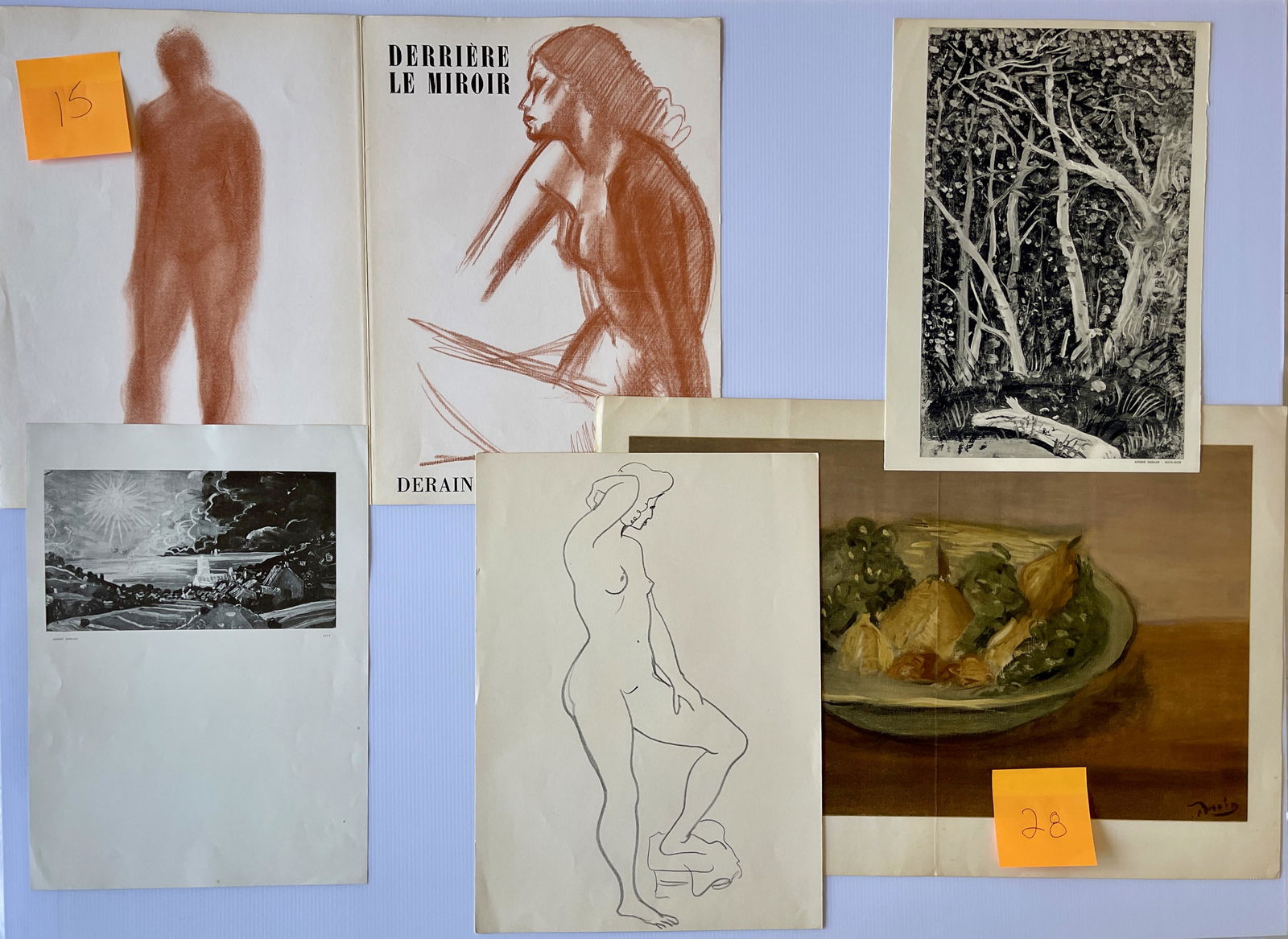 ANDRE DERAIN set #1 - INCLUDES 11 LITHOS (1 of 2)