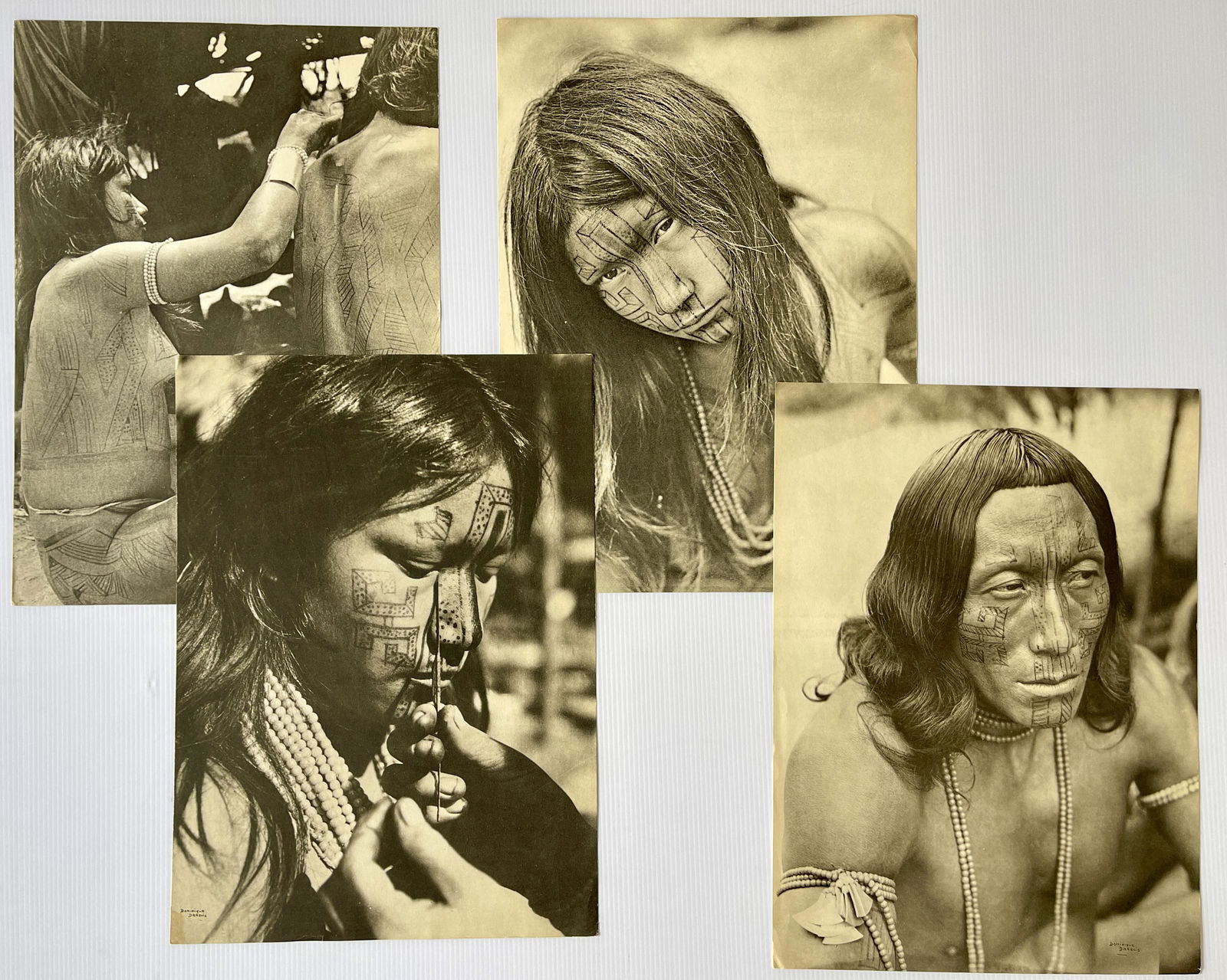 Dessins Indiens du Tumuc-Humac SET of 8 lithos (1 of 2)