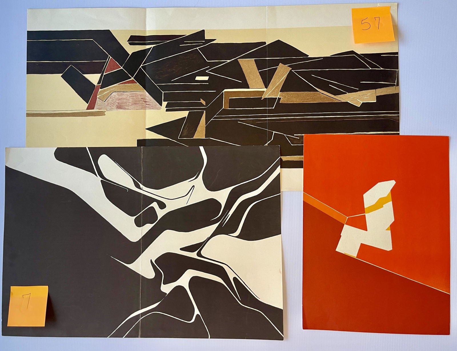 Pablo Palazuelo SET #1 with 3 LITHOS (1 of 2)