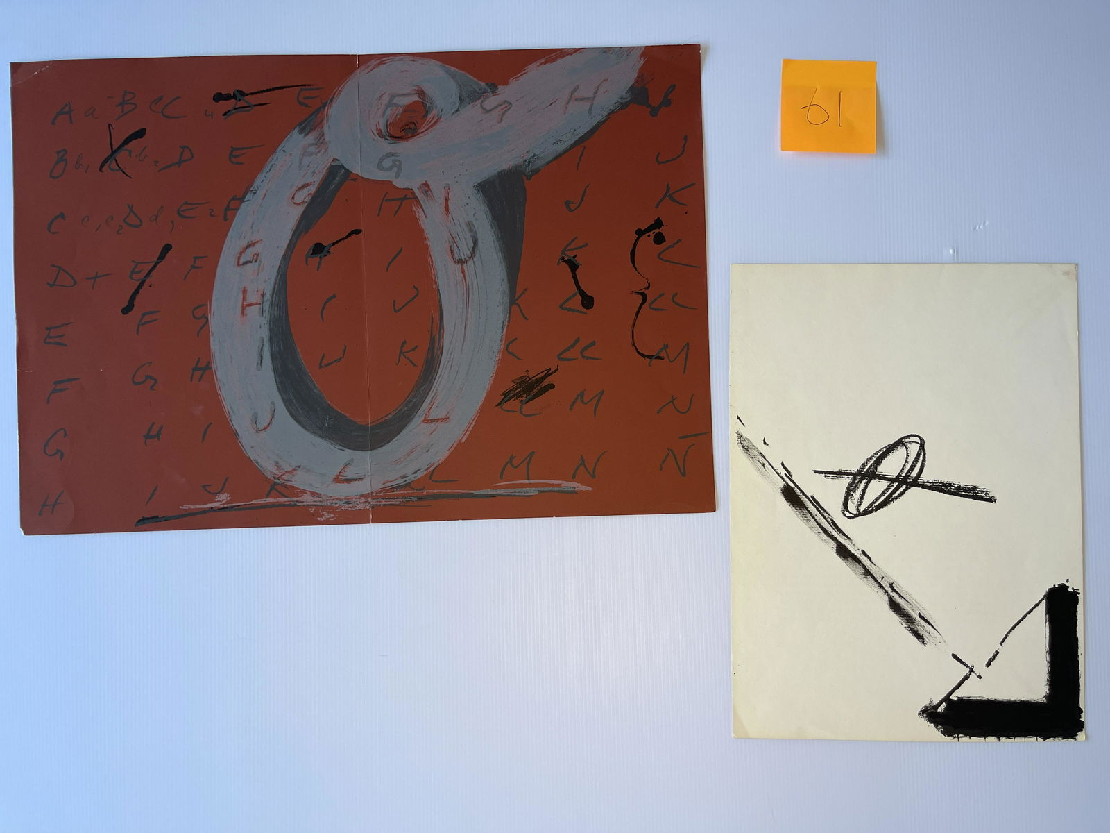 Antoni Tàpies SET #4 with 2 LITHOS (1 of 2)