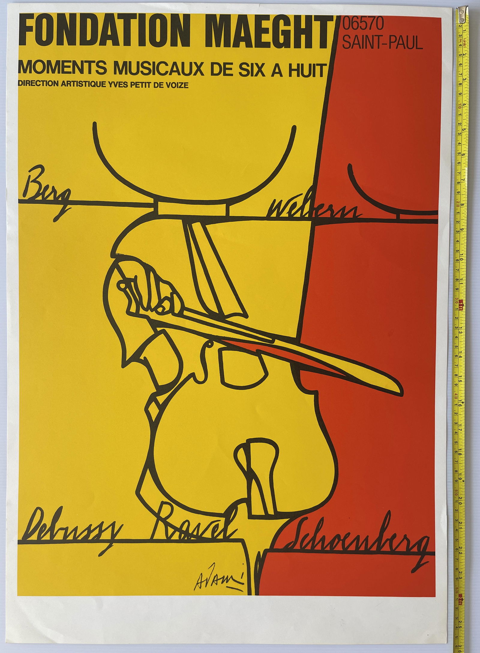 FONDATION MAEGHT CONCERT POSTER (1 of 1)