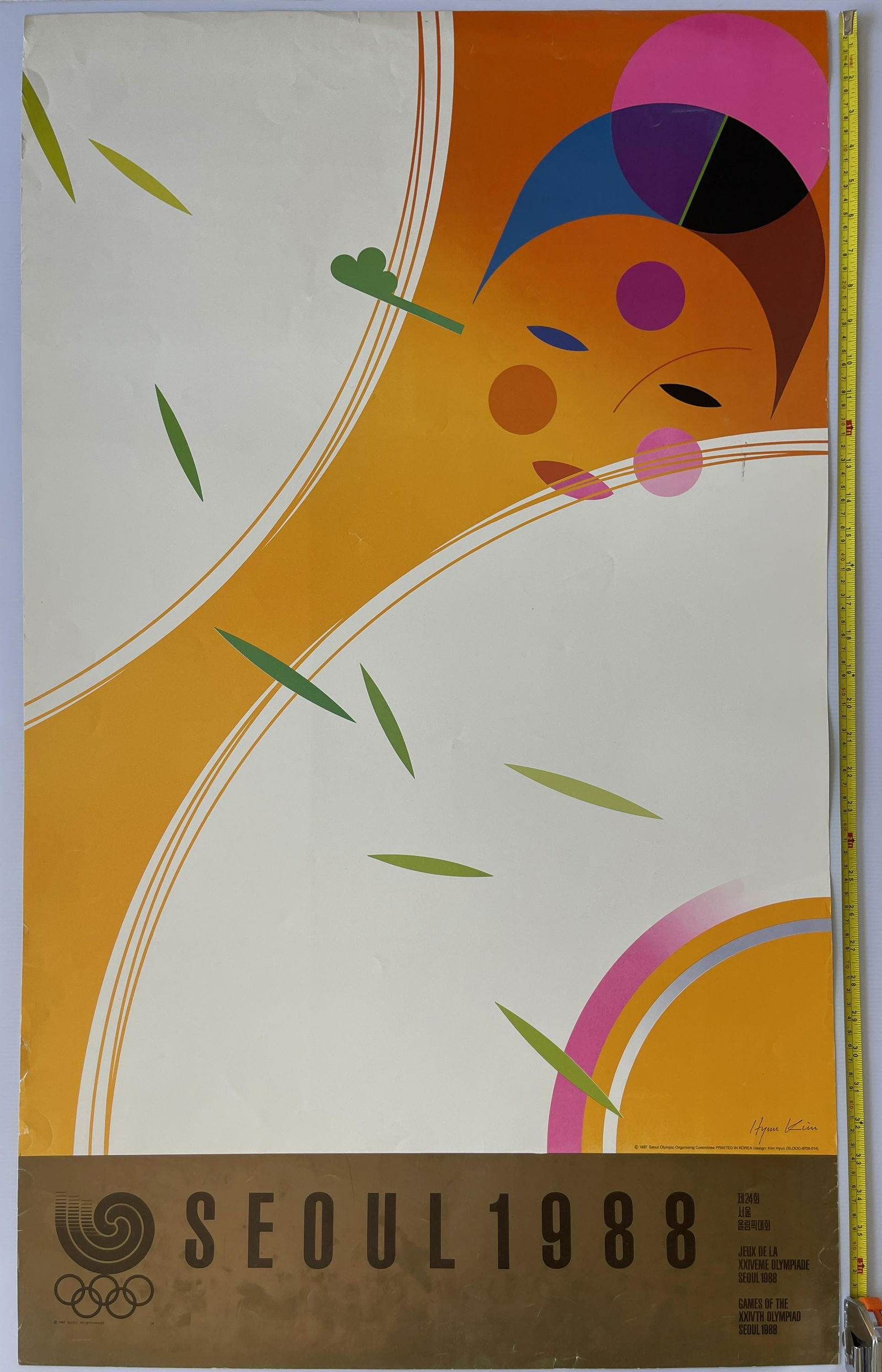 KIM YOUNG-KEE &  HYUN KIM SET OF 1988 OLYMPIC POSTERS (1 of 6)