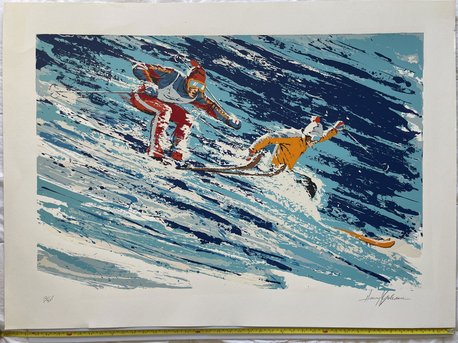 Harry Schaare SKIING SIGNED PRINT (1 of 3)