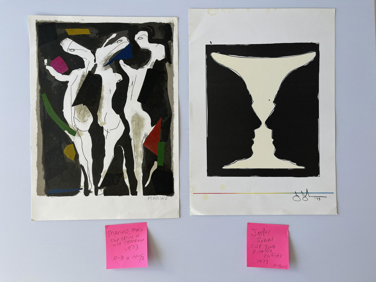 JASPER JOHNS & MARINO LITHOS (1 of 1)