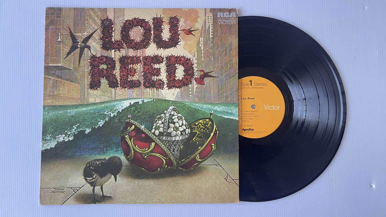 Lou Reed - Lou Reed: Lou Reed - Lou ReedLabel:RCA Victor - LSP-4701Format:Vinyl, LP, Album, StereoCountry:USReleased:Apr 1, 1972Genre:Rock. TOM ADAMS COVER ART.