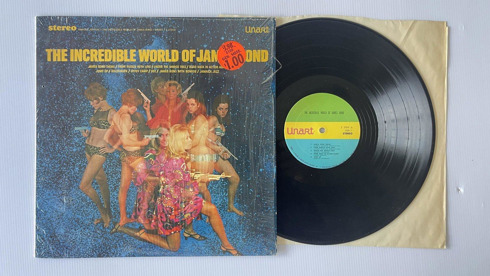 Various - The Incredible World Of James Bond: Various - The Incredible World Of James Bond Label: United Artists Records - S 21010 Format: Vinyl, LP, Album, Stereo Country: US Released: 1967 Genre: Stage & Screen Style: Soundtrack