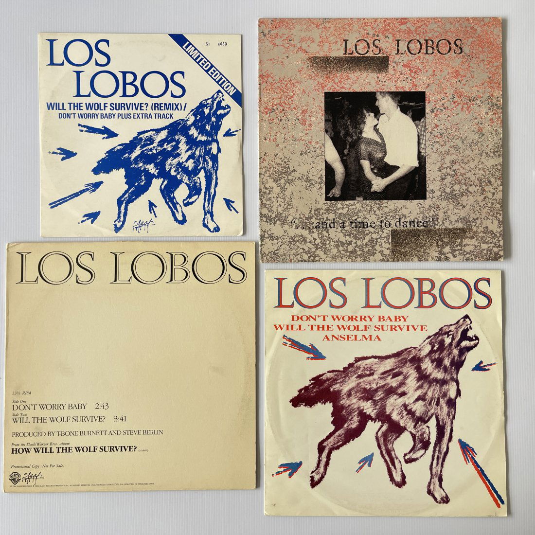 LOS LOBOS SET #1 OF 4 ALBUMS (1 of 1)