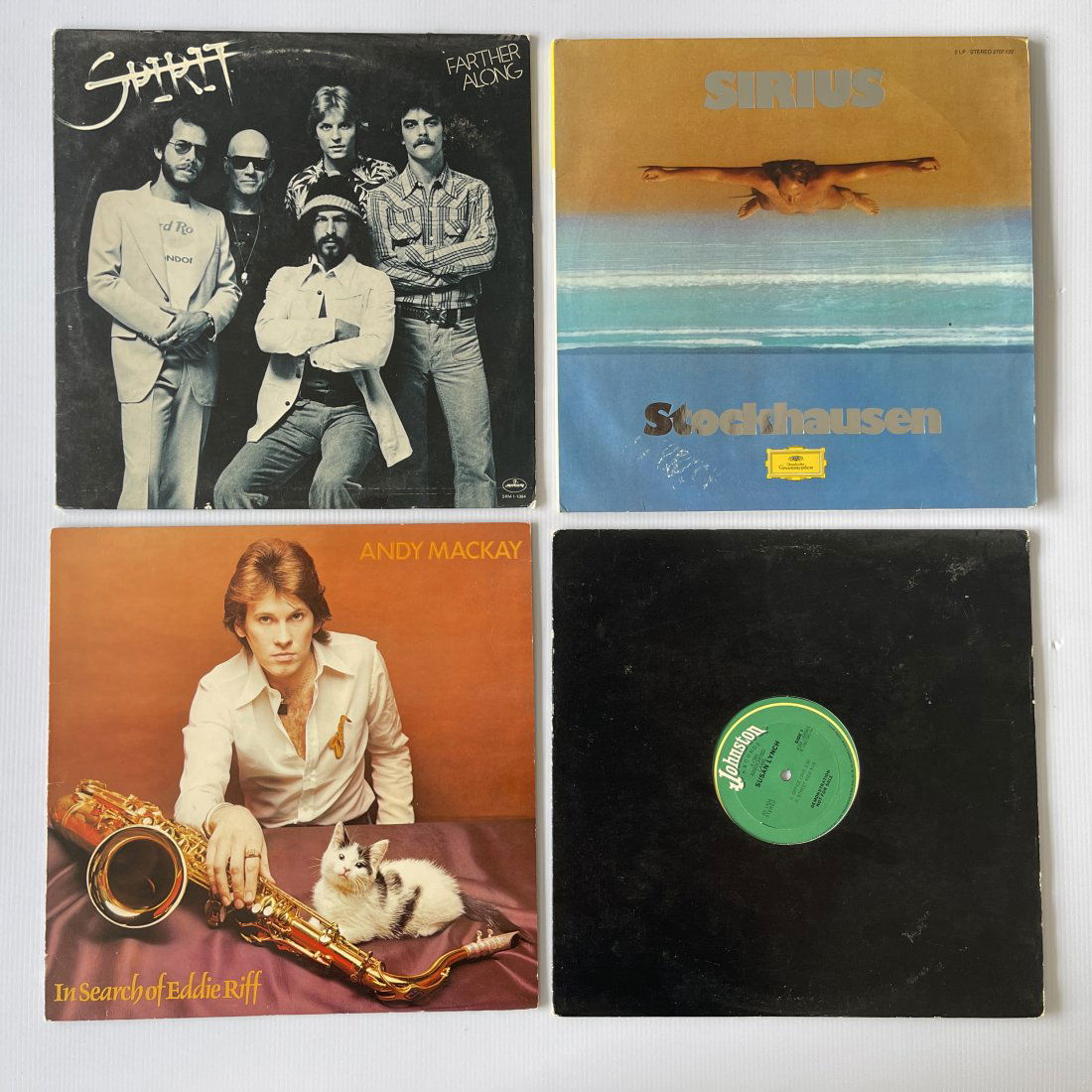 SET OF 4 ALBUMS WITH Stockhausen AND MORE (1 of 1)