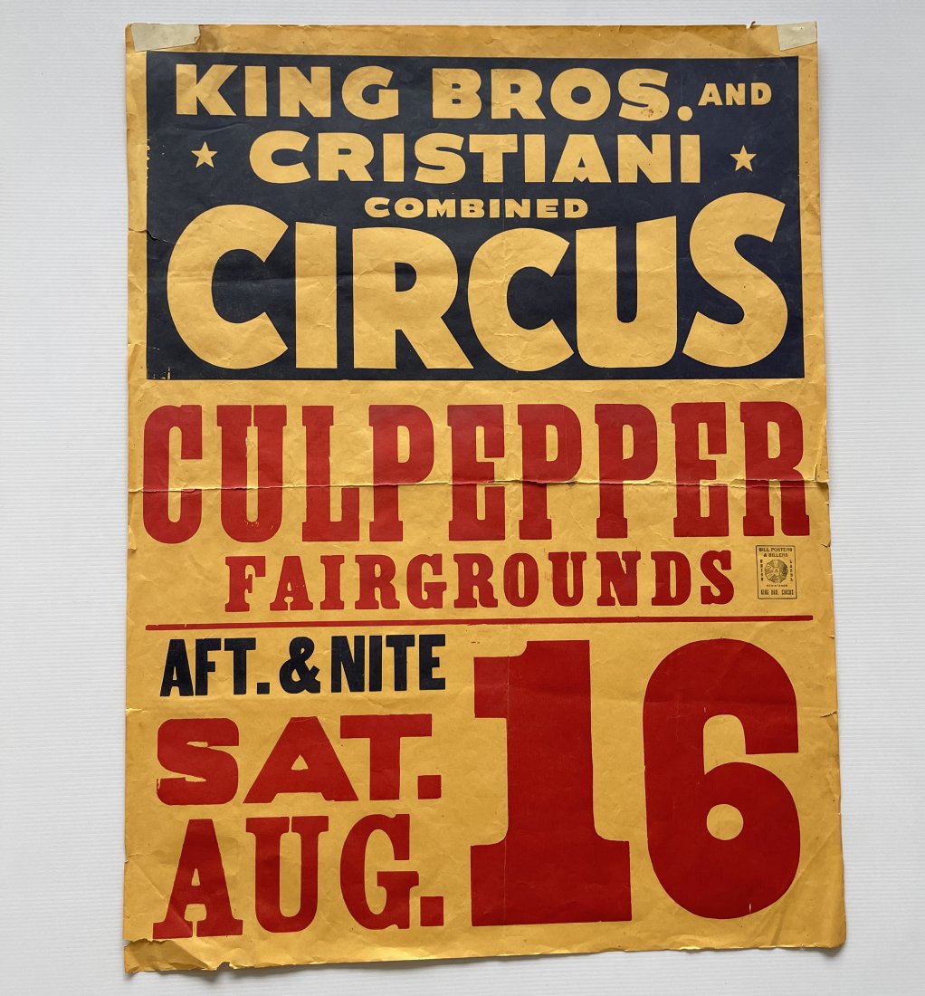 KING BROTHERS CIRCUS POSTER (1 of 2)