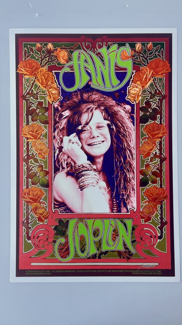 JANIS JOPLIN - by BOB MASSE - SIGNED (1 of 1)