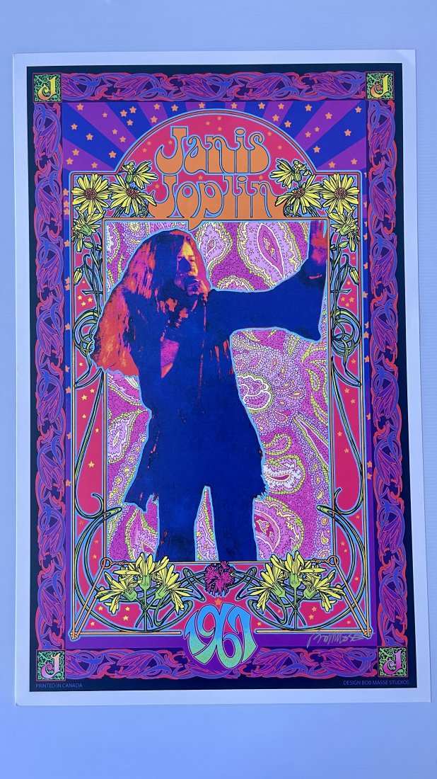 JANIS JOPLIN 1967 - by BOB MASSE - SIGNED (1 of 1)