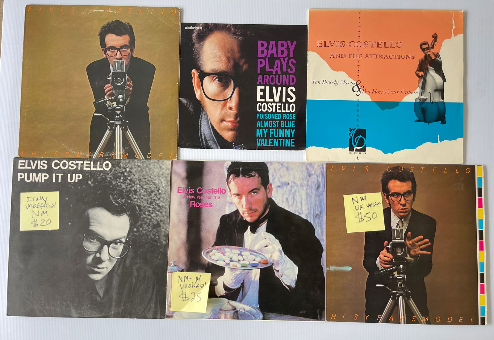 RARE ELVIS COSTELLO SET WITH BOOTLEG (1 of 1)