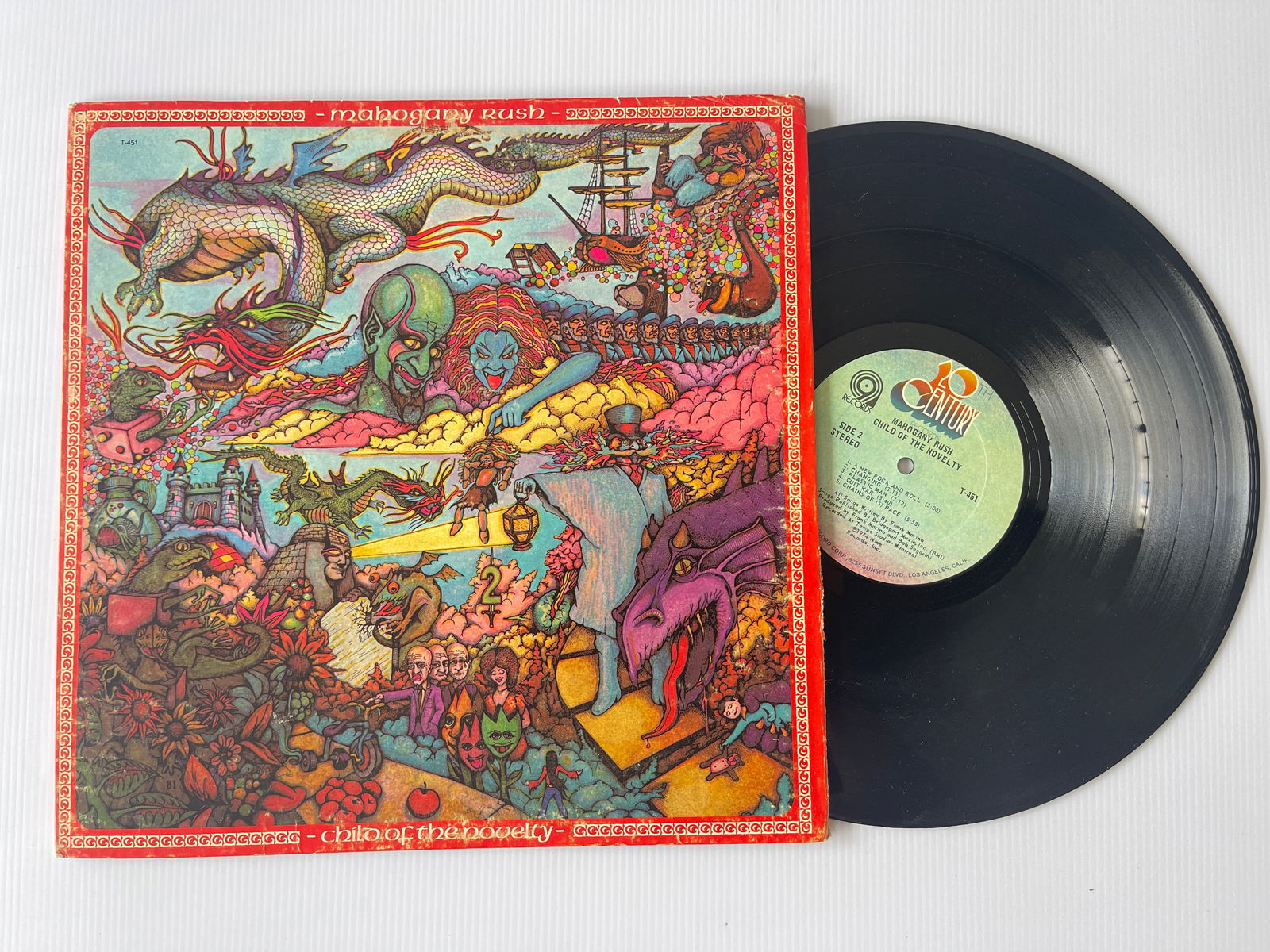 Mahogany Rush - Child Of The Novelty: Mahogany Rush - Child Of The NoveltyLabel: 20th Century Records - T-451. Canadian progressive hard rock band formed in the 1970's. Led by founding member and lead guitarist Frank Marino