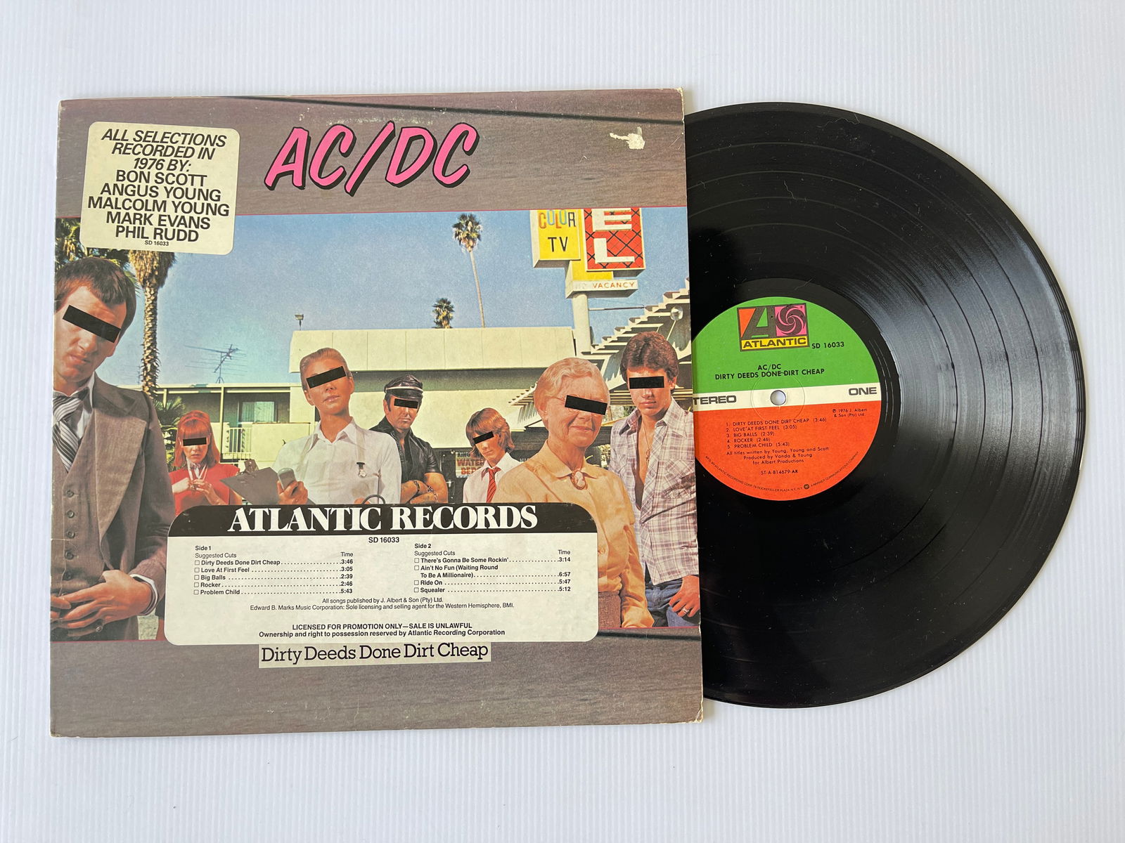 AC/DC - Dirty Deeds Done Dirt Cheap - RARE PROMO (1 of 1)