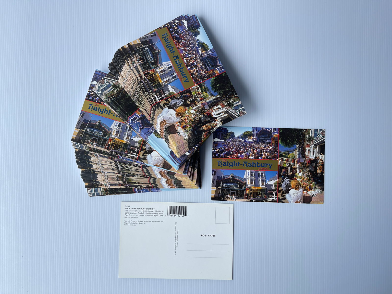 HAIGHT-ASHBURY POSTCARDS: A STACK OF HAIGHT-ASHBURY POSTCARDS - SEND THEM TO EVERYONE YA KNOW !