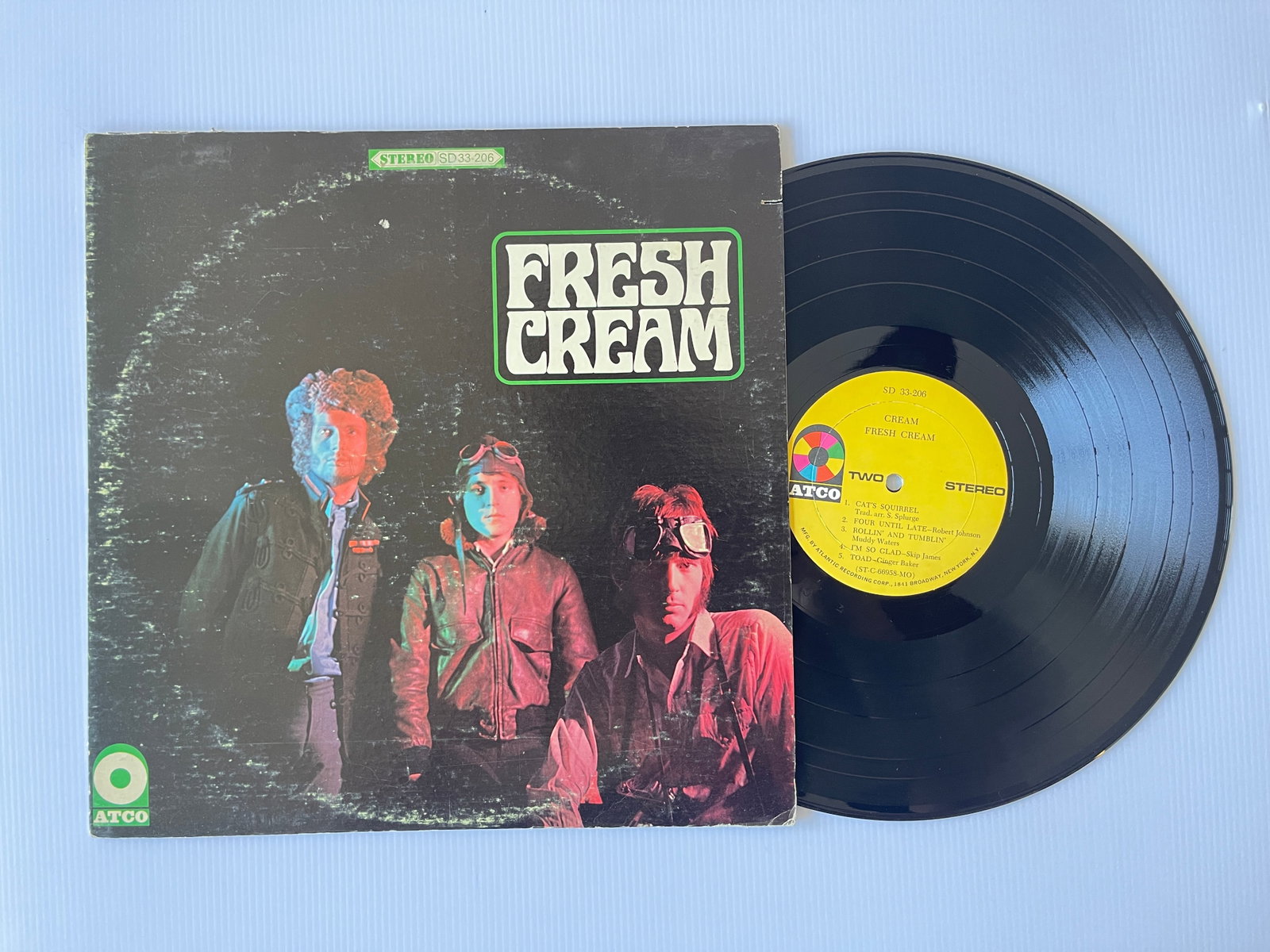 Cream - Fresh Cream: Cream - Fresh Cream Label: ATCO Records - SD 33-206 Format: Vinyl, LP, Album, Repress, Stereo, Monarch Pressing Country: US Released: 1969