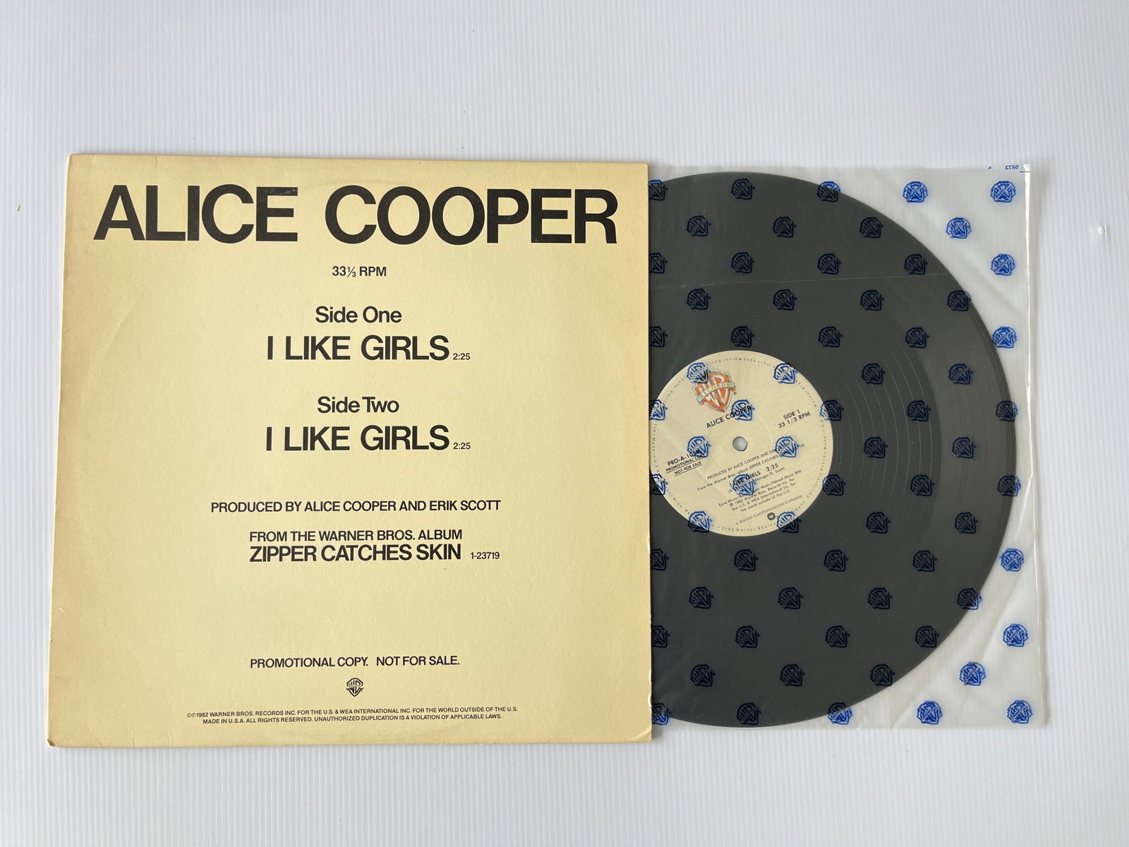 Alice Cooper - I Like Girls - PROMO: Alice Cooper - I Like Girls - PROMO Label: Warner Bros. Records - PRO-A-1059