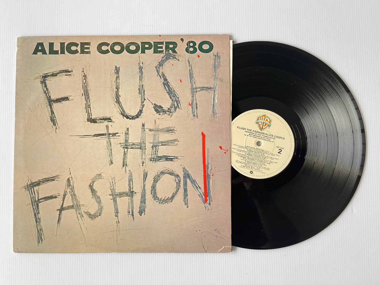Alice Cooper - Flush The Fashion: Alice Cooper - Flush The Fashion Label: Warner Bros. Records - BSK 3436