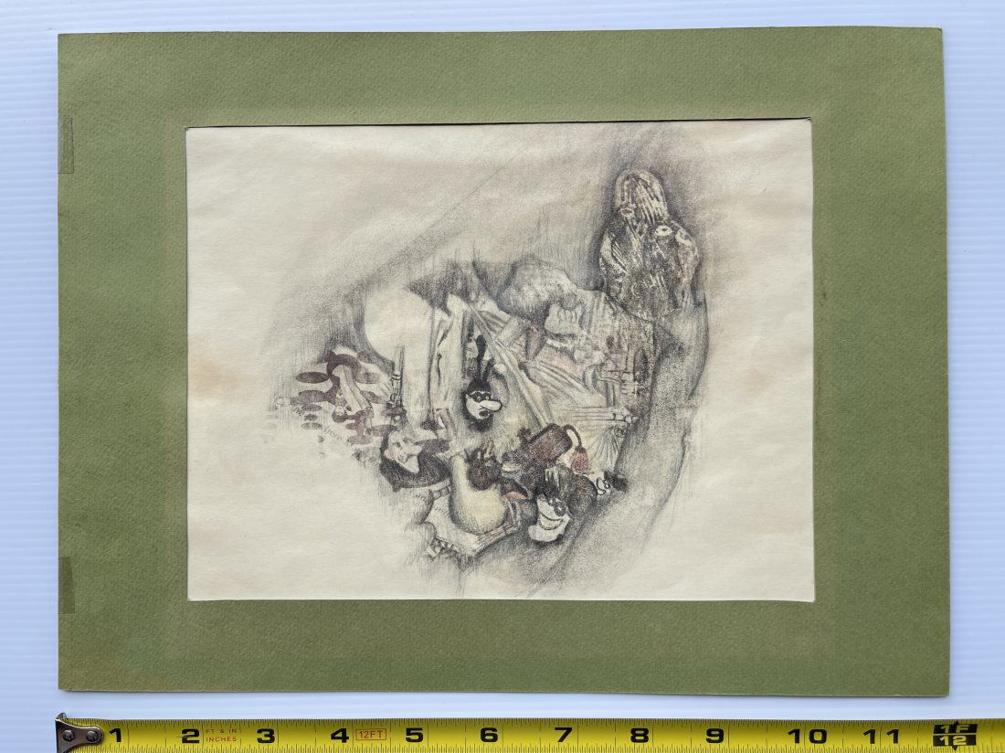 BEATLES HAND DRAWN BLUE MEANIES (1 of 1)