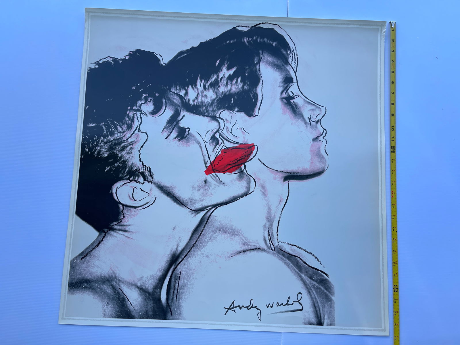 ANDY WARHOL QUERELLE - WHITE - RED TONGUE (1 of 1)