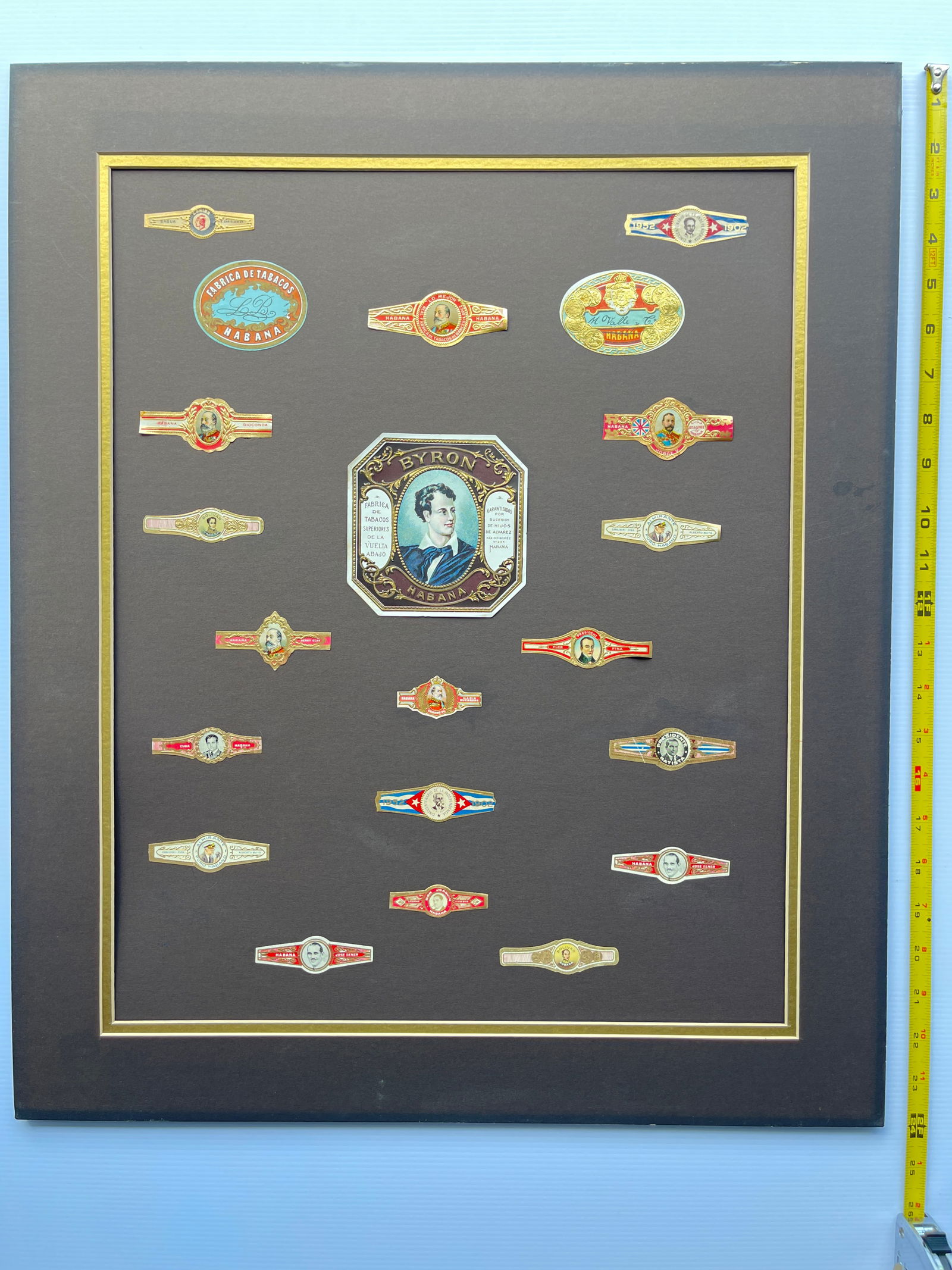 100+ YEAR OLD CIGAR LABEL ART #5 (1 of 2)