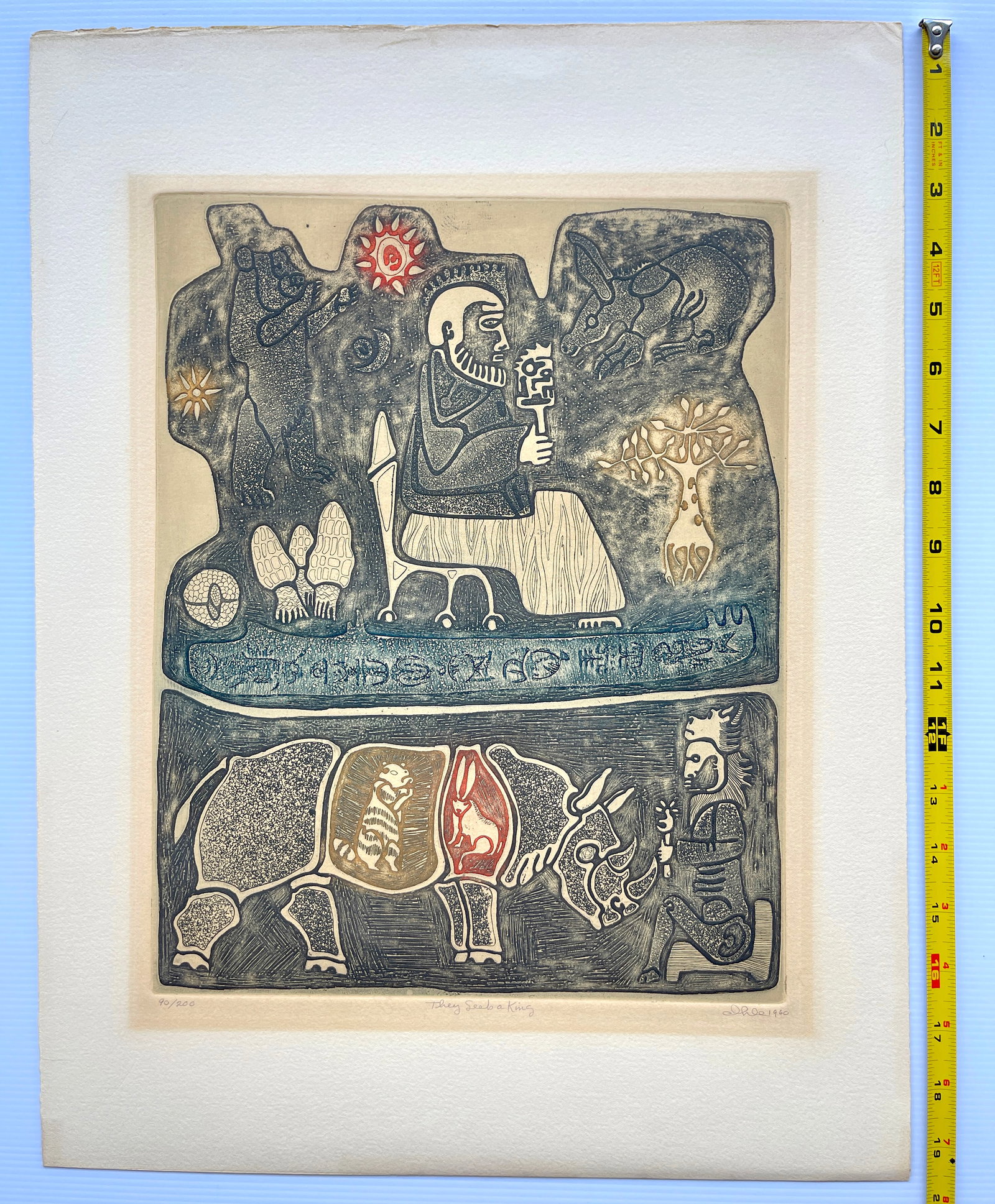 John Ihle - They Seek a King - Signed & Numbered 1960 (1 of 5)