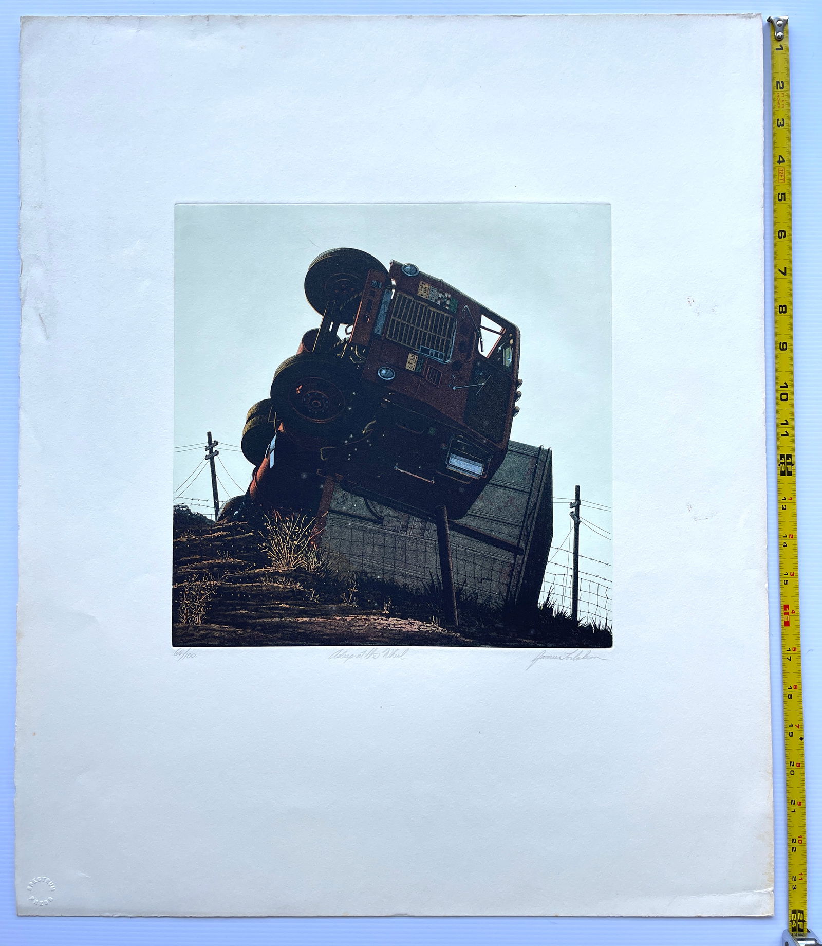 JAMES TORLAKSON - ASLEEP AT THE WHEEL Signed & Numbered (1 of 4)