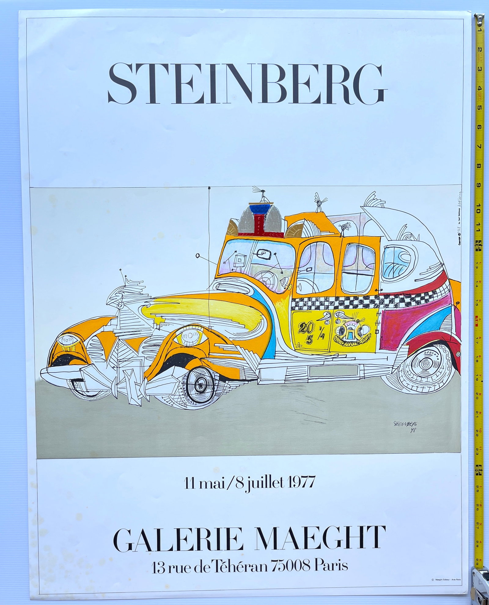 Saul Steinberg - Galerie Maeght 1977 (1 of 3)