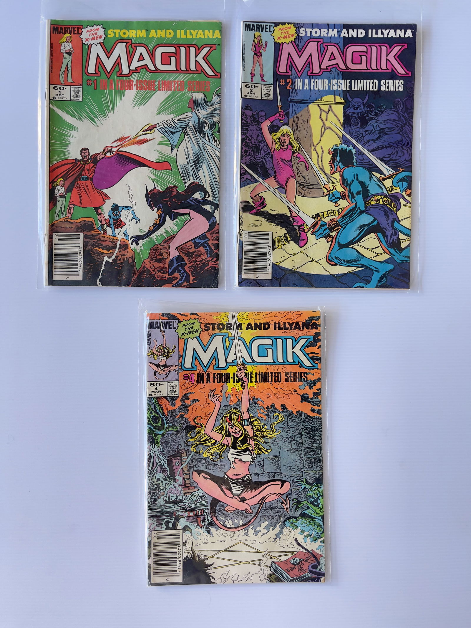 STORM AND ILLYANA - MAGIK MARVEL COMIC SET (1 of 1)