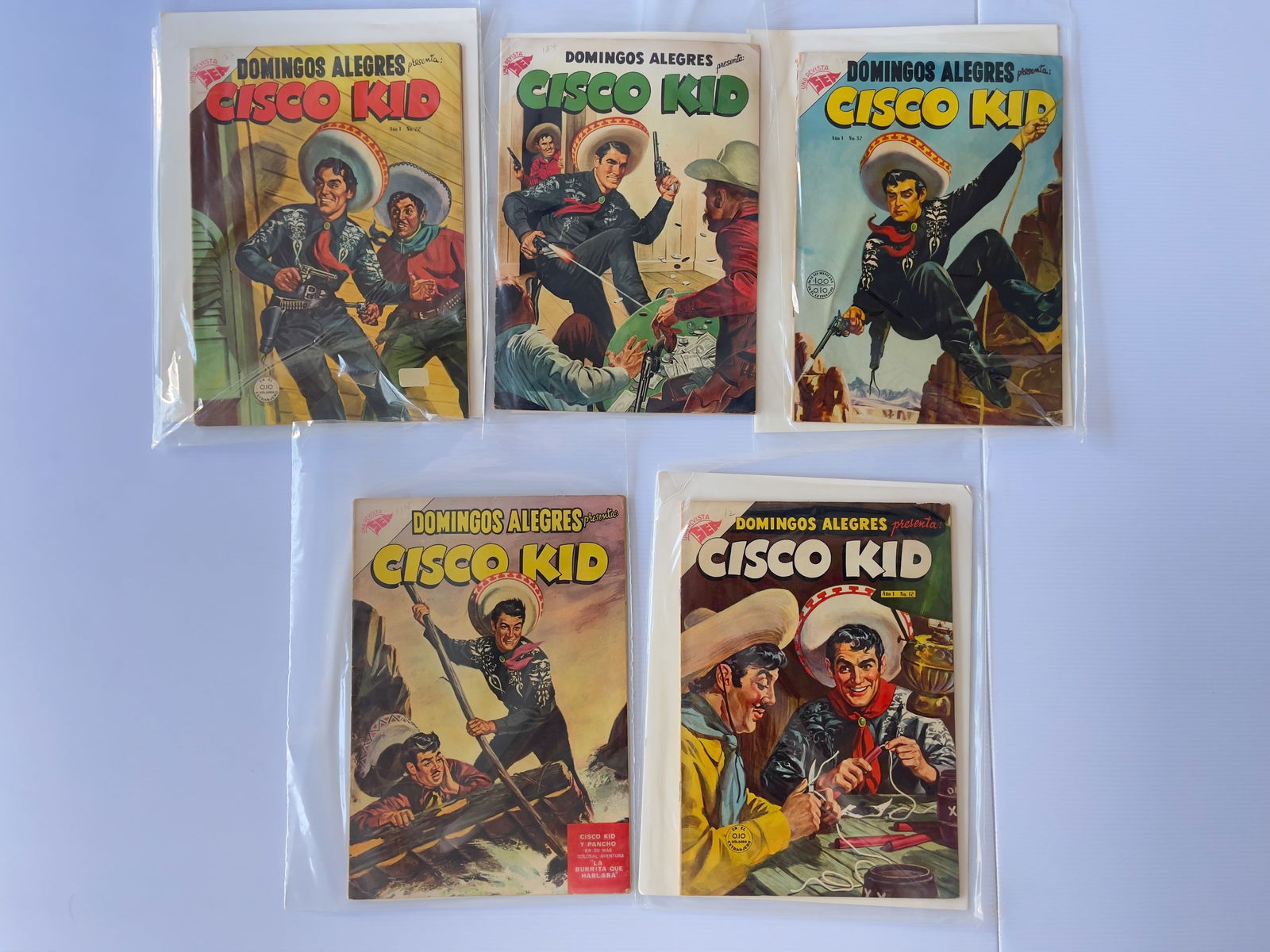 DOMINGOS ALEGRES CISCO KID COMICS FROM CUBA SET #2 (1 of 1)
