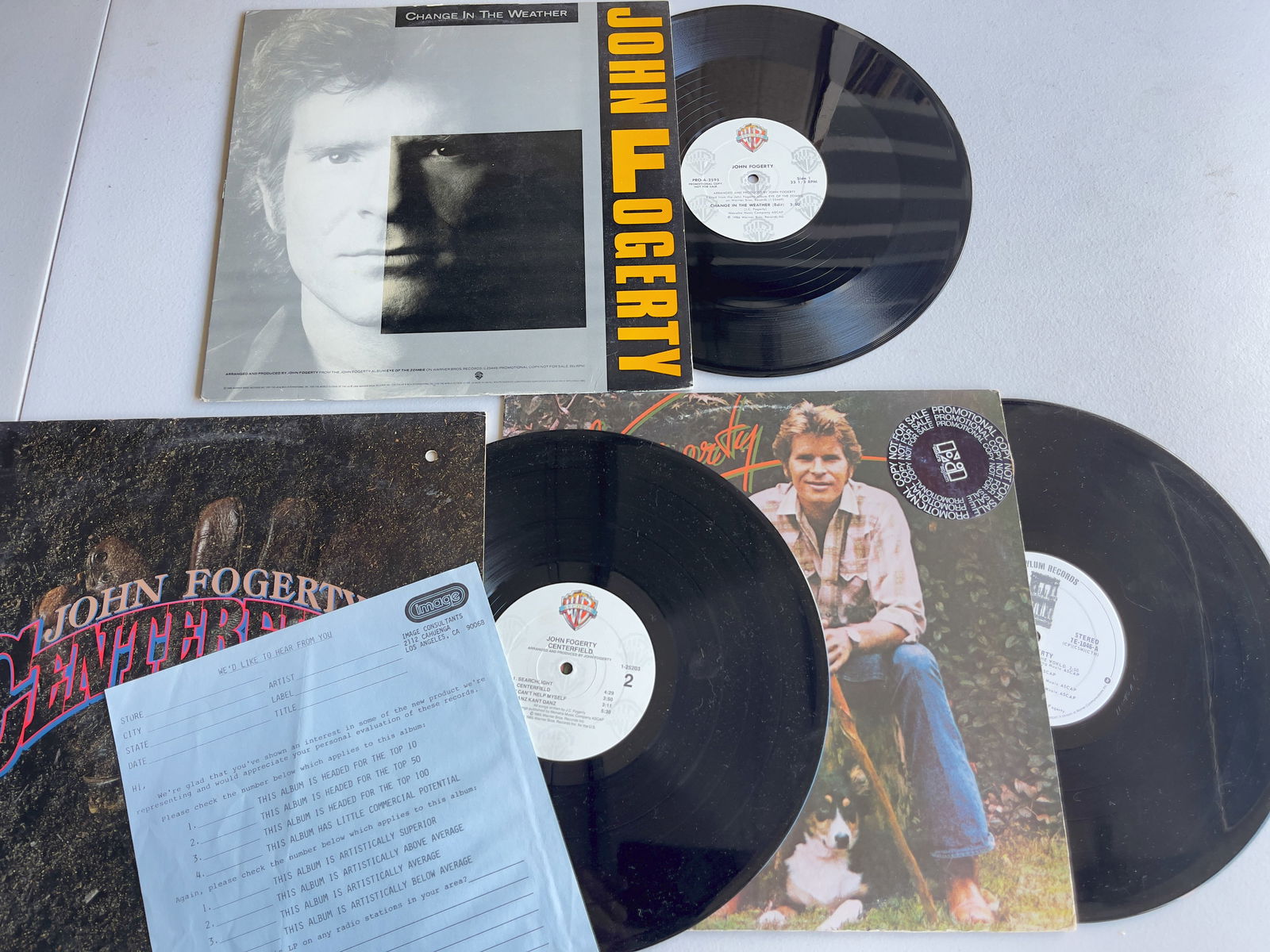 JOHN FOGERTY PROMO SET WITH INSERT (1 of 1)