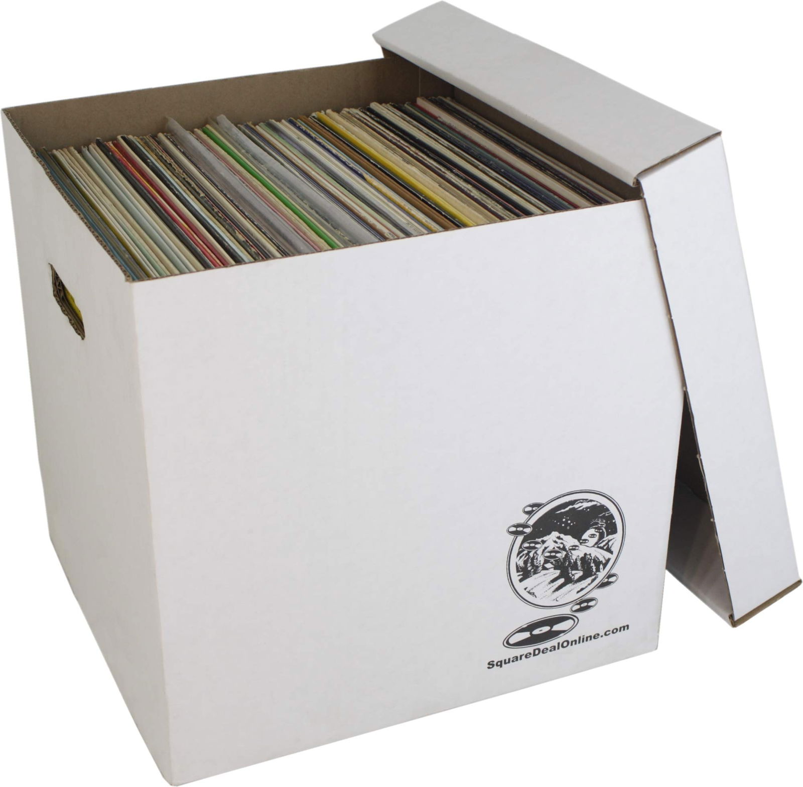 BOX OF 50+ HIP HOP/RAP/TECHNO/HOUSE DJ LPs (1 of 1)