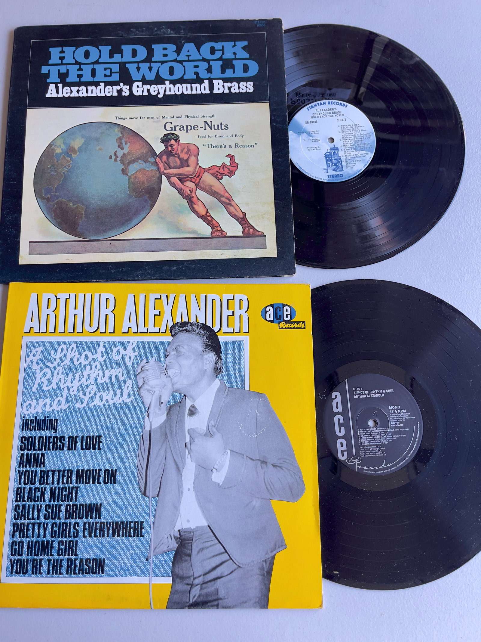 Alexanders Greyhound Brass – Hold Back The World AND ANOTHER: Alexanders Greyhound Brass – Hold Back The World AND - ARTHUR ALEXANDER