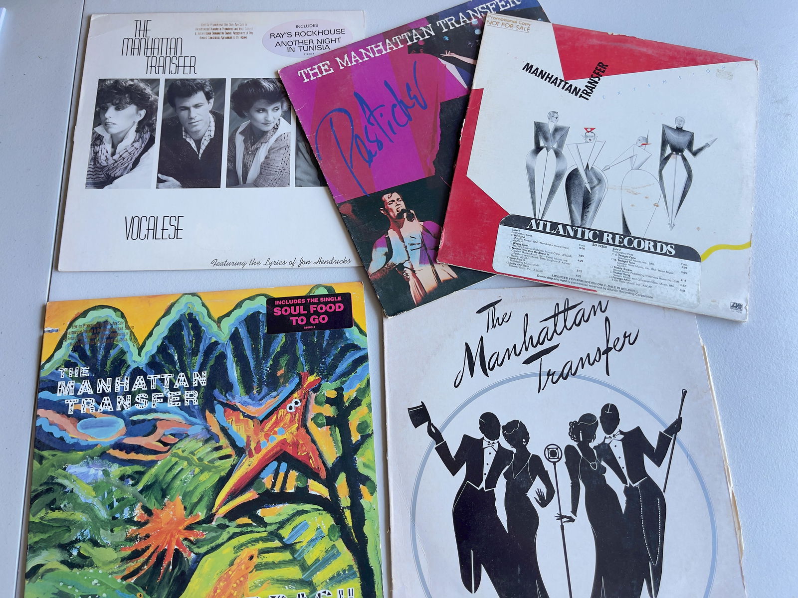 THE MANHATTAN TRANSFER SET OF ALBUMS WITH PROMO #1 (1 of 1)
