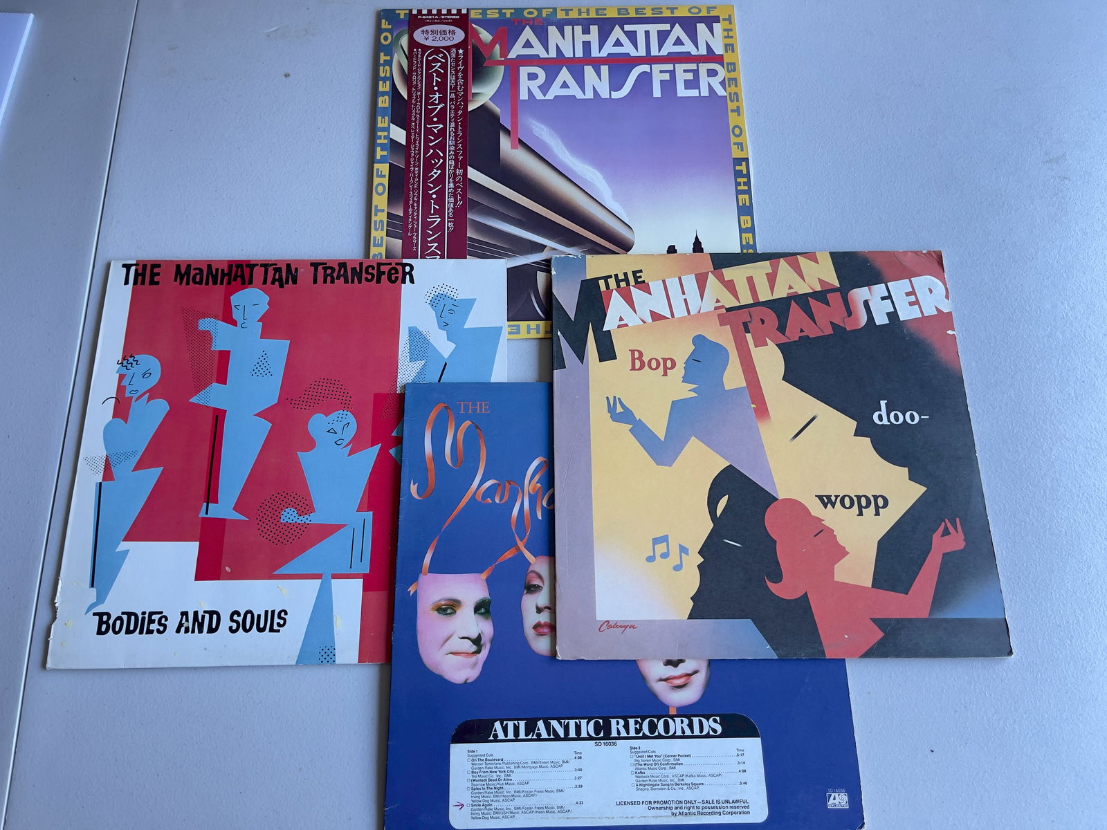 THE MANHATTAN TRANSFER SET OF ALBUMS WITH PROMO #2 (1 of 1)