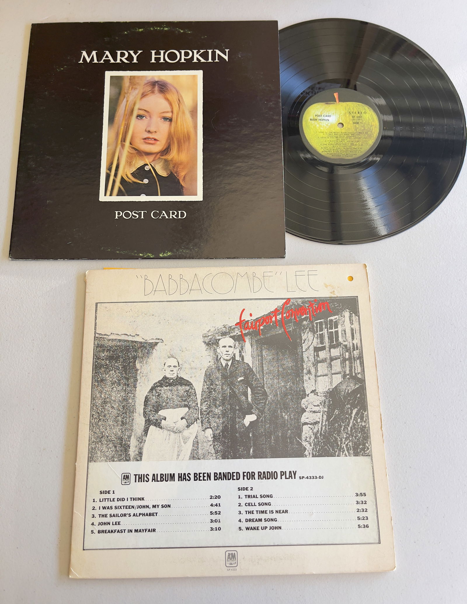 Mary Hopkin – Post Card AND BANNED FAIRPORT CONVENTION ALBUM (1 of 1)