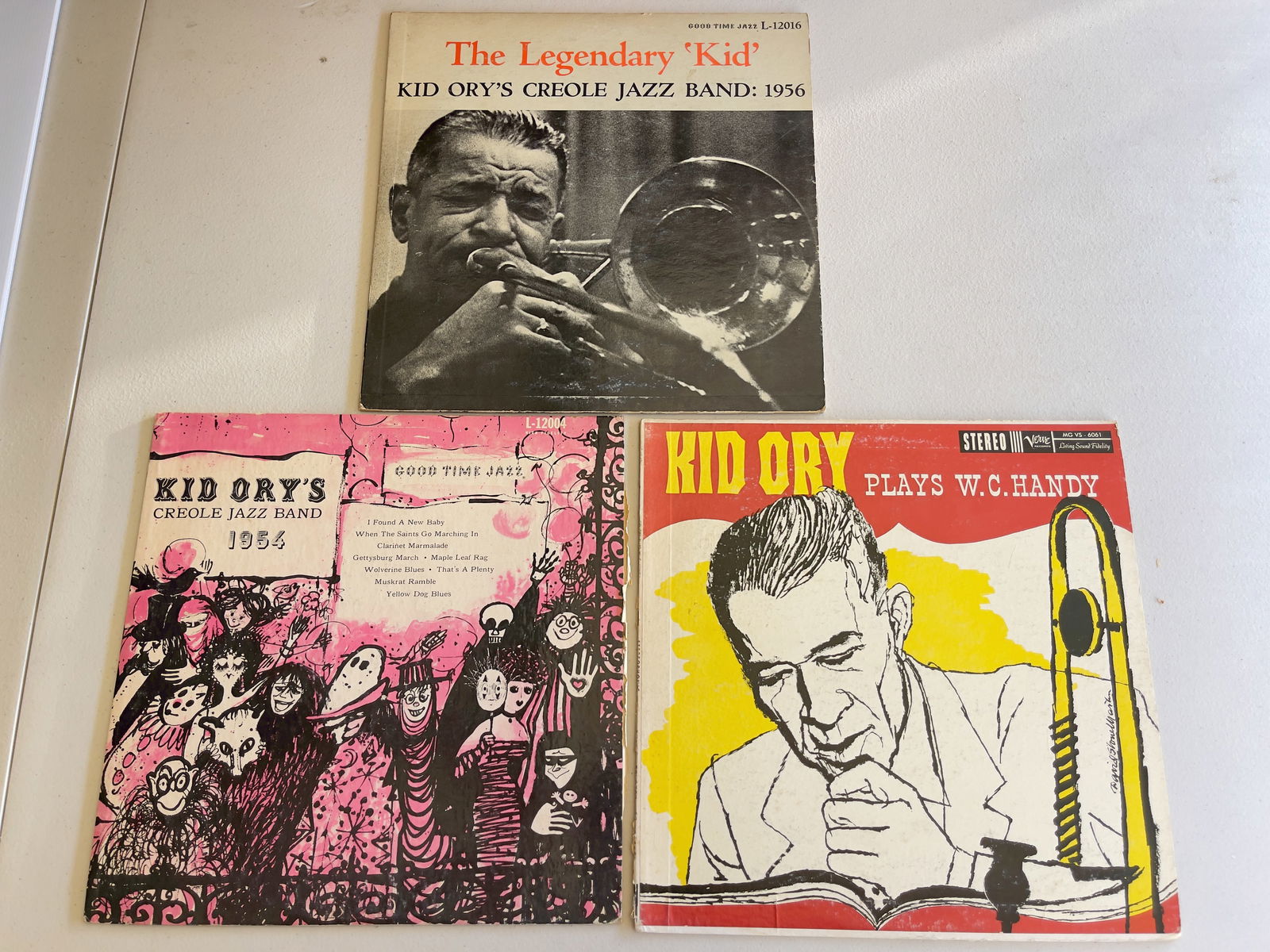 Kid Orys Creole Jazz Band SET OF 3 ALBUMS (1 of 1)