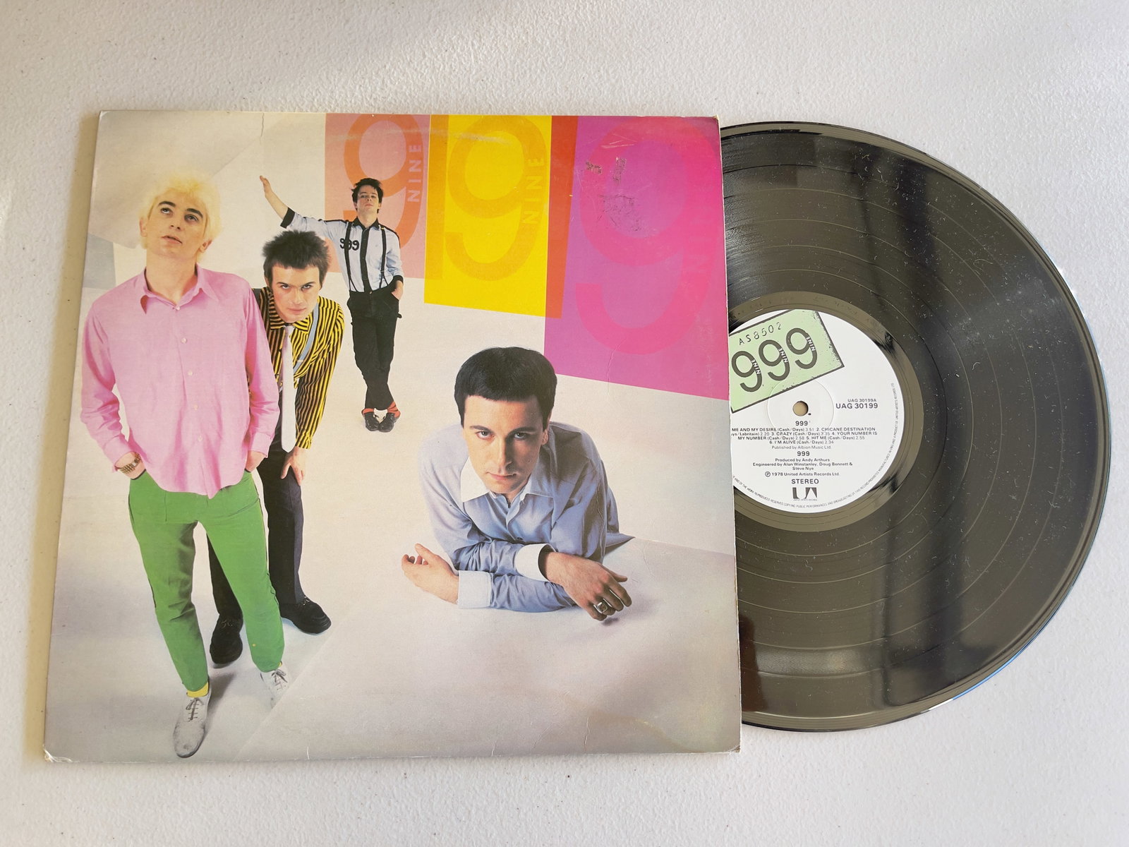 999 – 999 - ENGLISH PUNK 1978: 999 – 999. 999 are an English punk rock band, formed in London in December, 1976. From the period of 1976 to 1985, the line-up of 999 consisted of Nick Cash (vocals, guitar - real name Keith Lucas, 