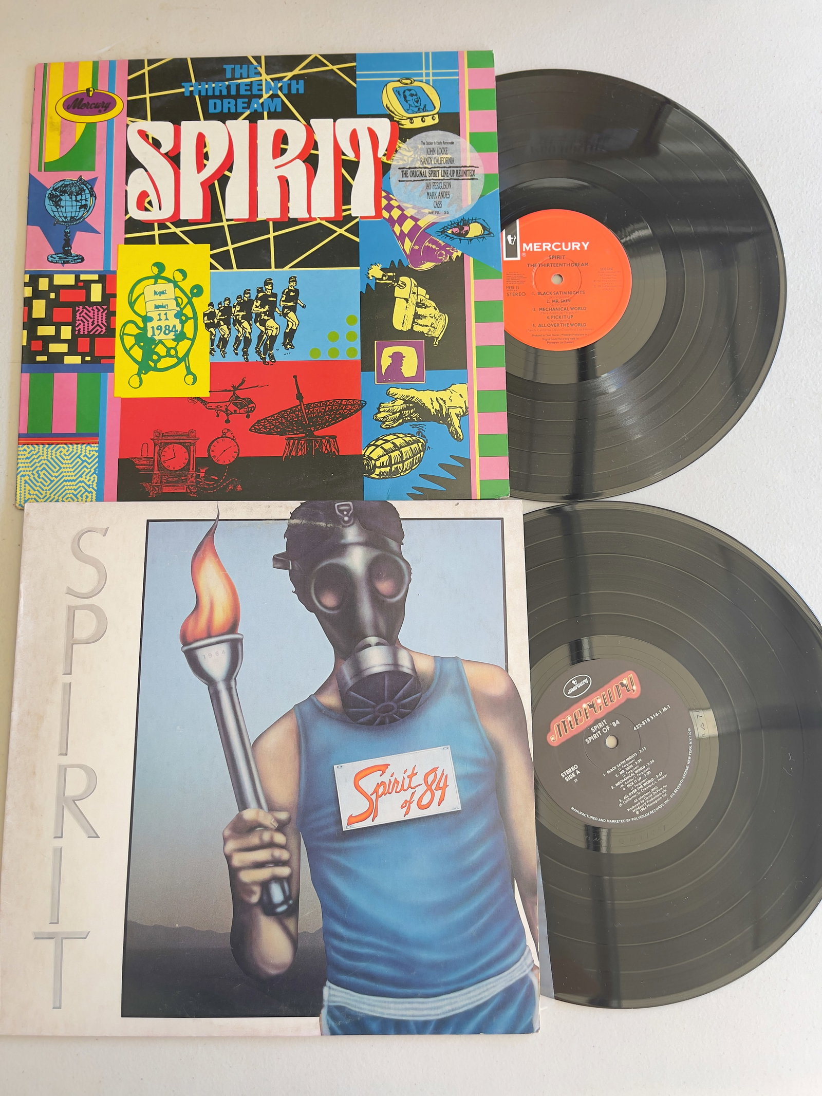 Spirit SET OF 2 ALBUMS: Spirit – The Thirteenth Dream - AND Spirit Of ’84. Spirit was an American west coast psychedelic rock band founded in 1967 and based in Los Angeles, California. They were one of the first groups t