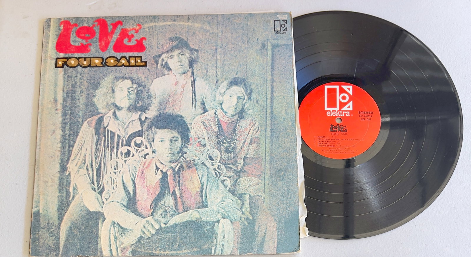 Love – Four Sail - $$$: Love – Four Sail ($30-$91). American psychedelic rock group, formed in Los Angeles in 1965. They signed to Elektra records along with the Doors (who were influenced by them in their early days). Aft