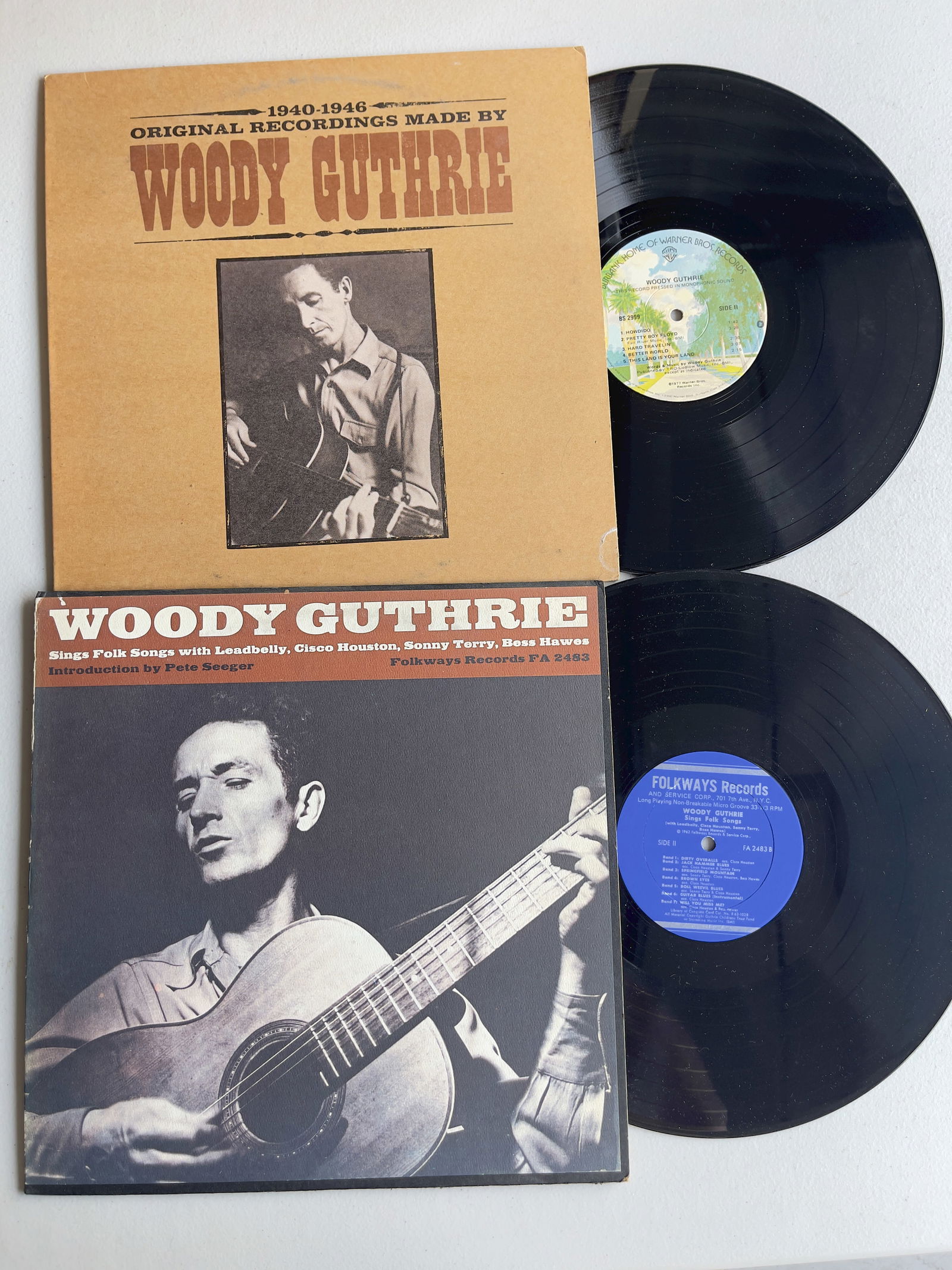 Woody Guthrie – SET OF 2 ALBUMS (1 of 1)