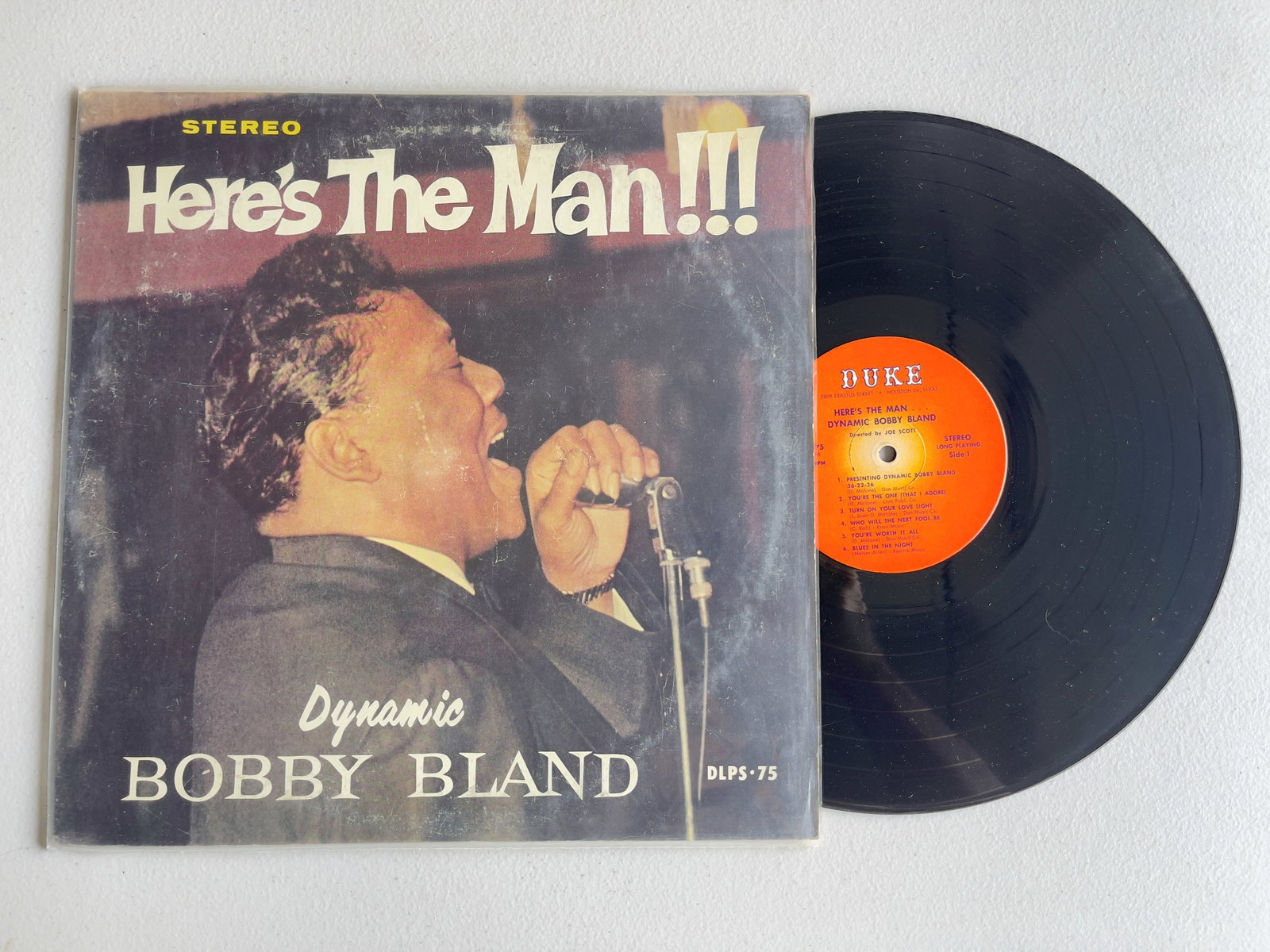 Bobby Bland – Heres The Man $$$: Bobby Bland – Heres The Man - Duke – DLPS 75 - ($45 - $150)