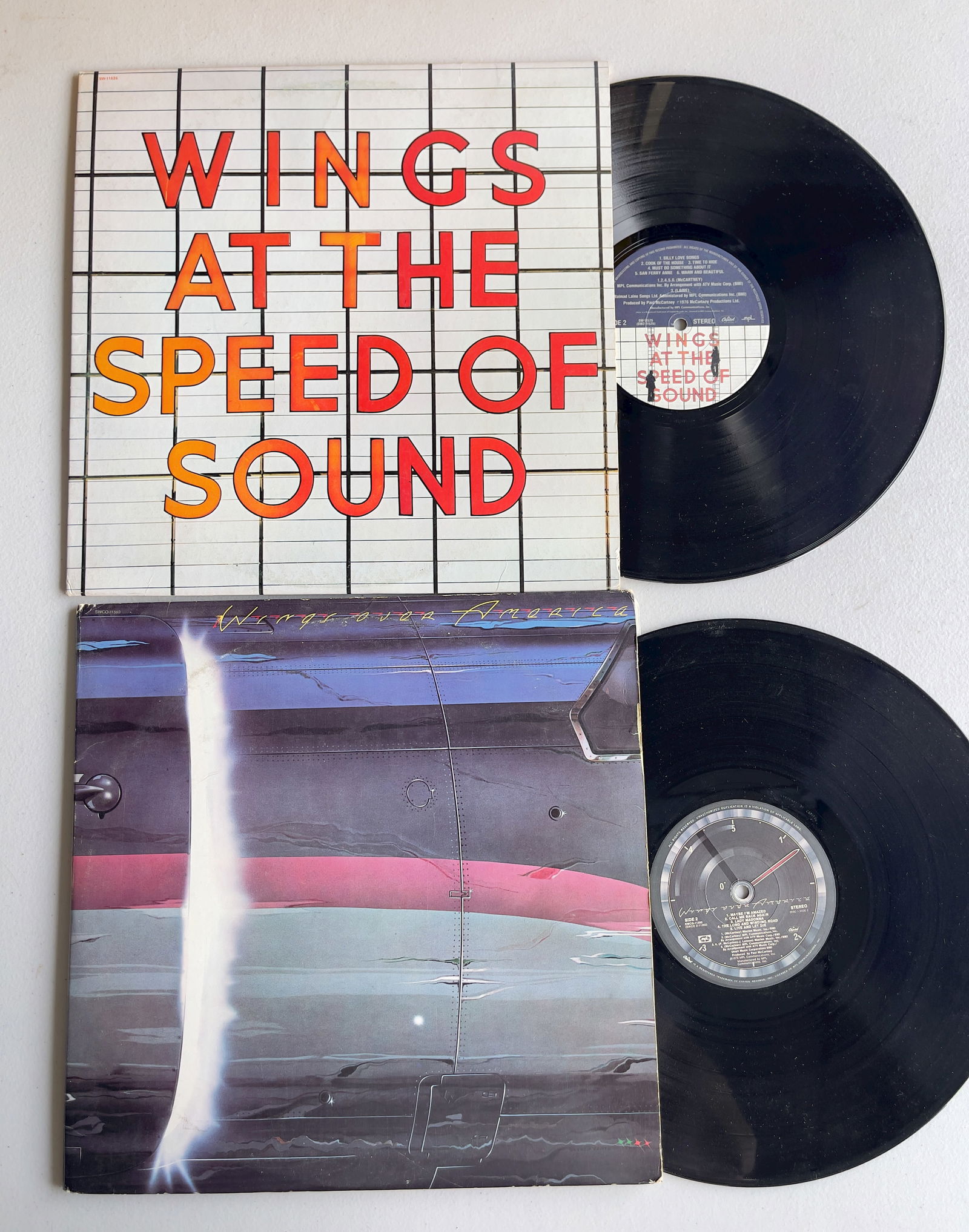 PAUL MCCARTNEY / WINGS SET OF 2 ALBUMS - SET #2 (1 of 1)
