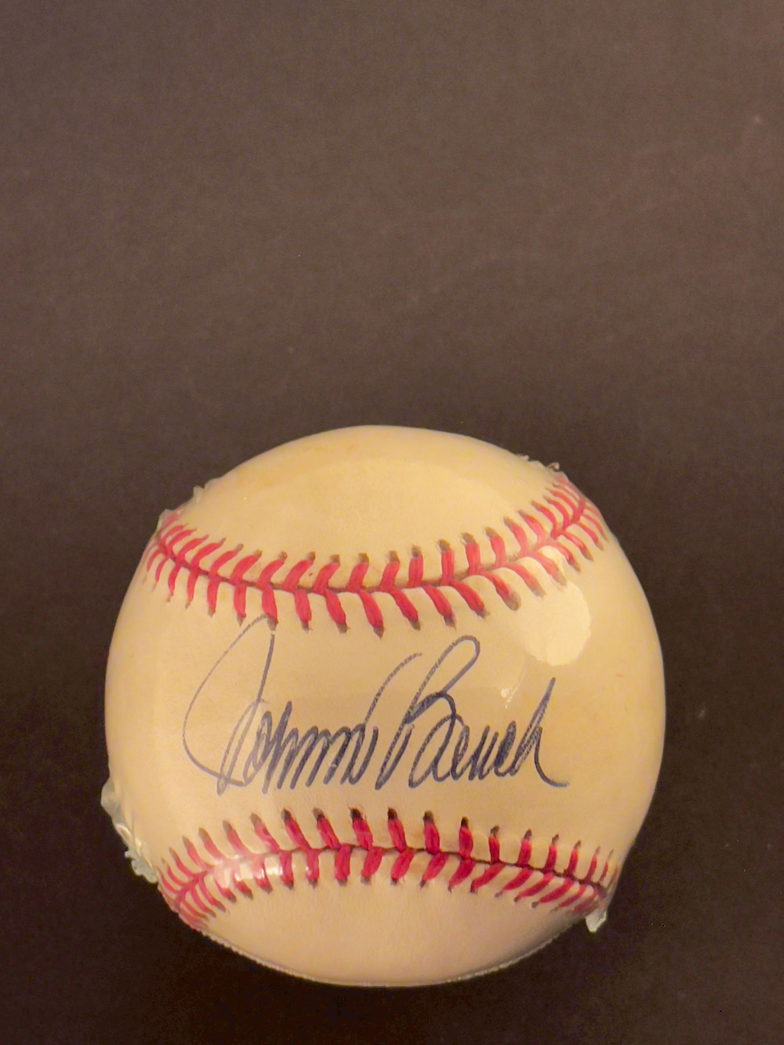 Johnny Bench Cincinnati Reds HOF Autographed Signed Official NL Baseball (1 of 2)
